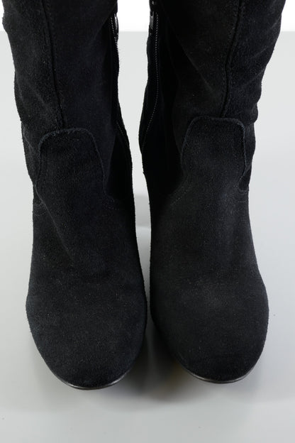 BUUTS Vkingas Overknees Wildleder schwarz 223077-7