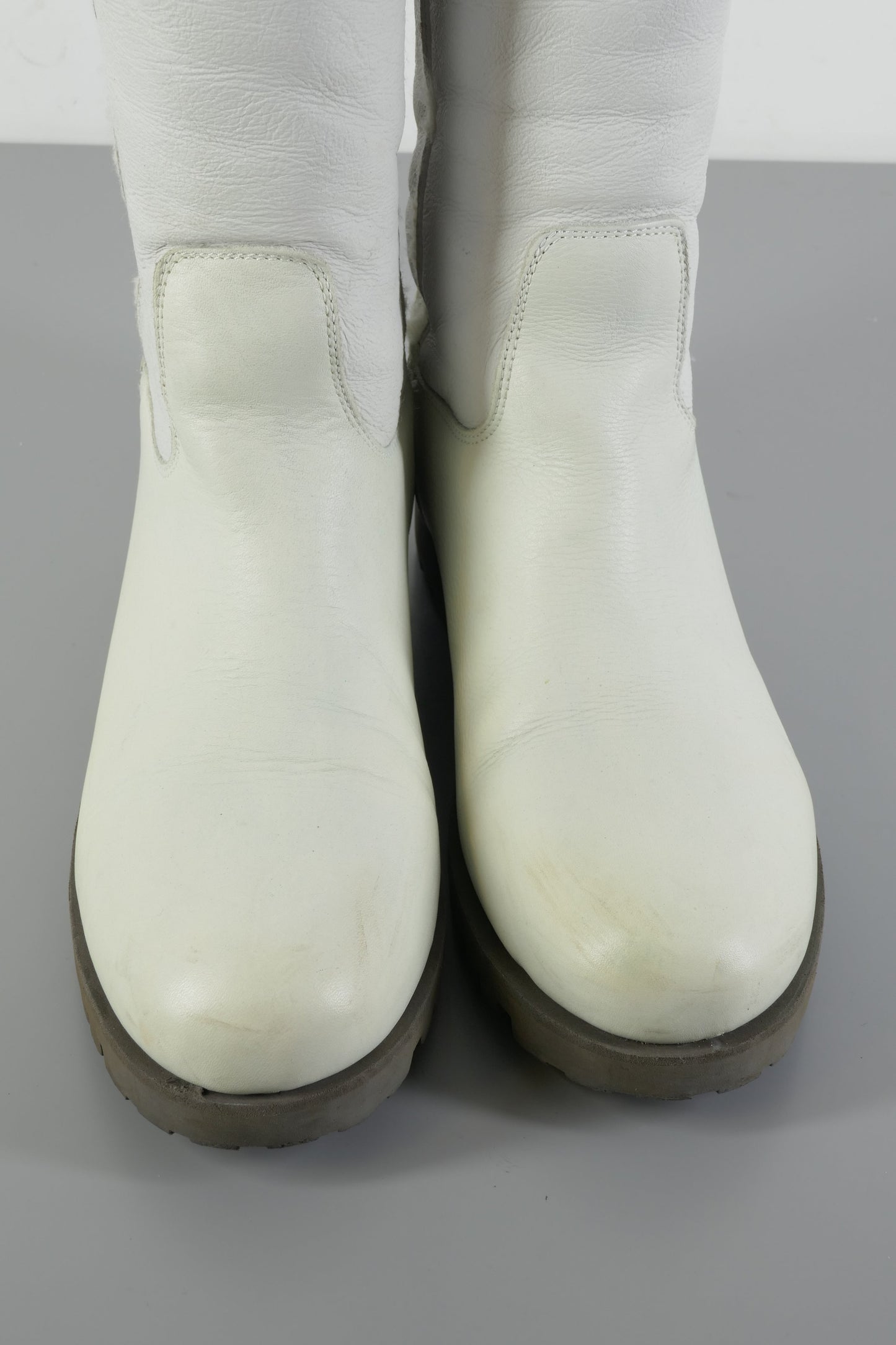 BUUTS Shabbies Overknees Leder weiß 223078-7