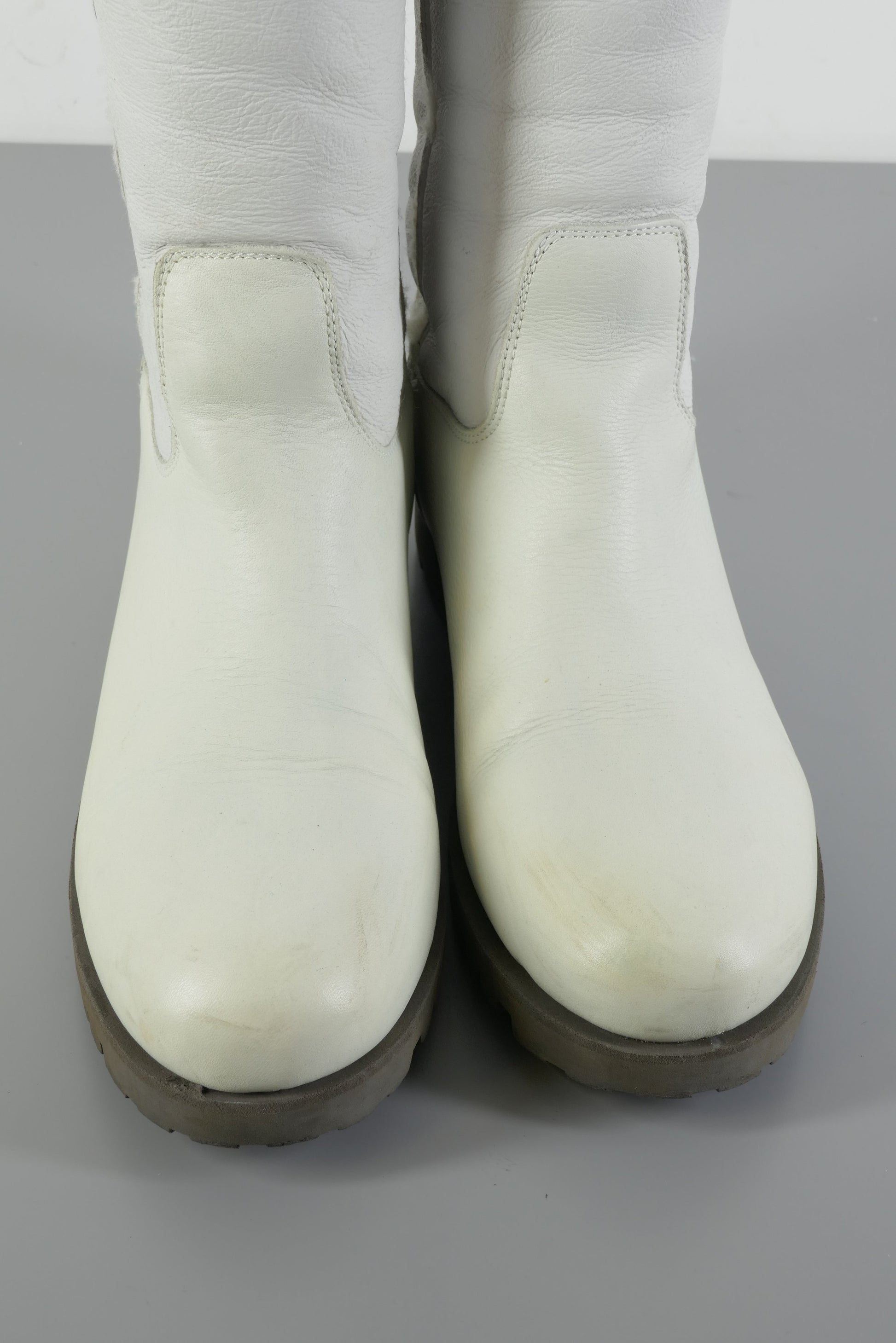 BUUTS Shabbies Overknees Leder weiß 223078-7