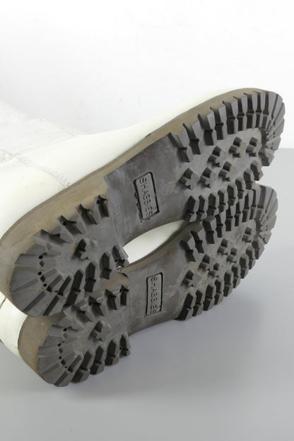 BUUTS Shabbies Overknees Leder weiß 223078-8