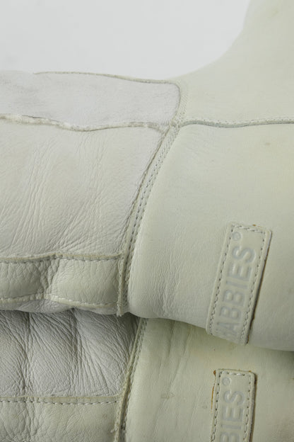 BUUTS Shabbies Overknees Leder weiß 223078-9