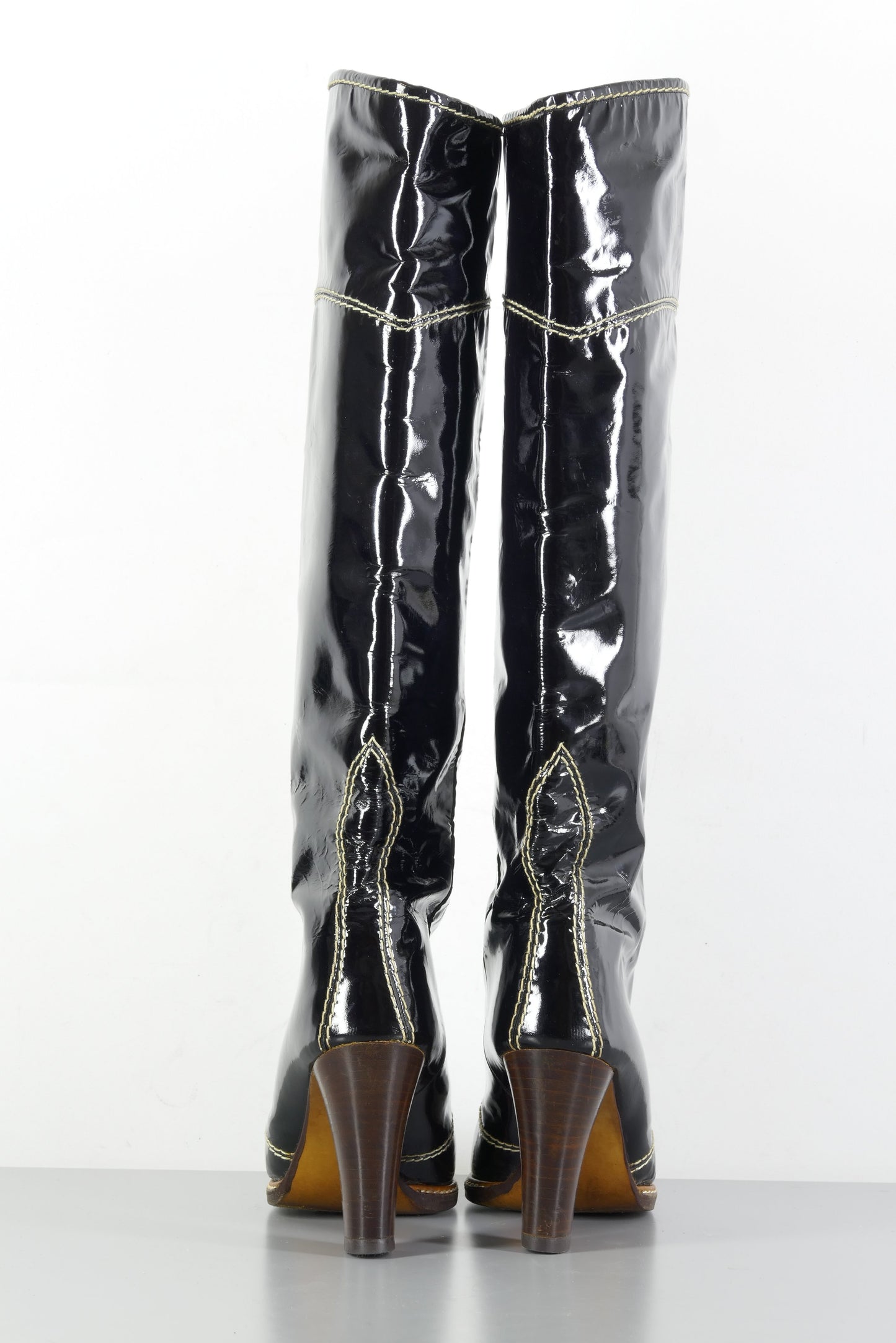 BUUTS Vintage Vintage-Stiefel Leder schwarz 223079-5