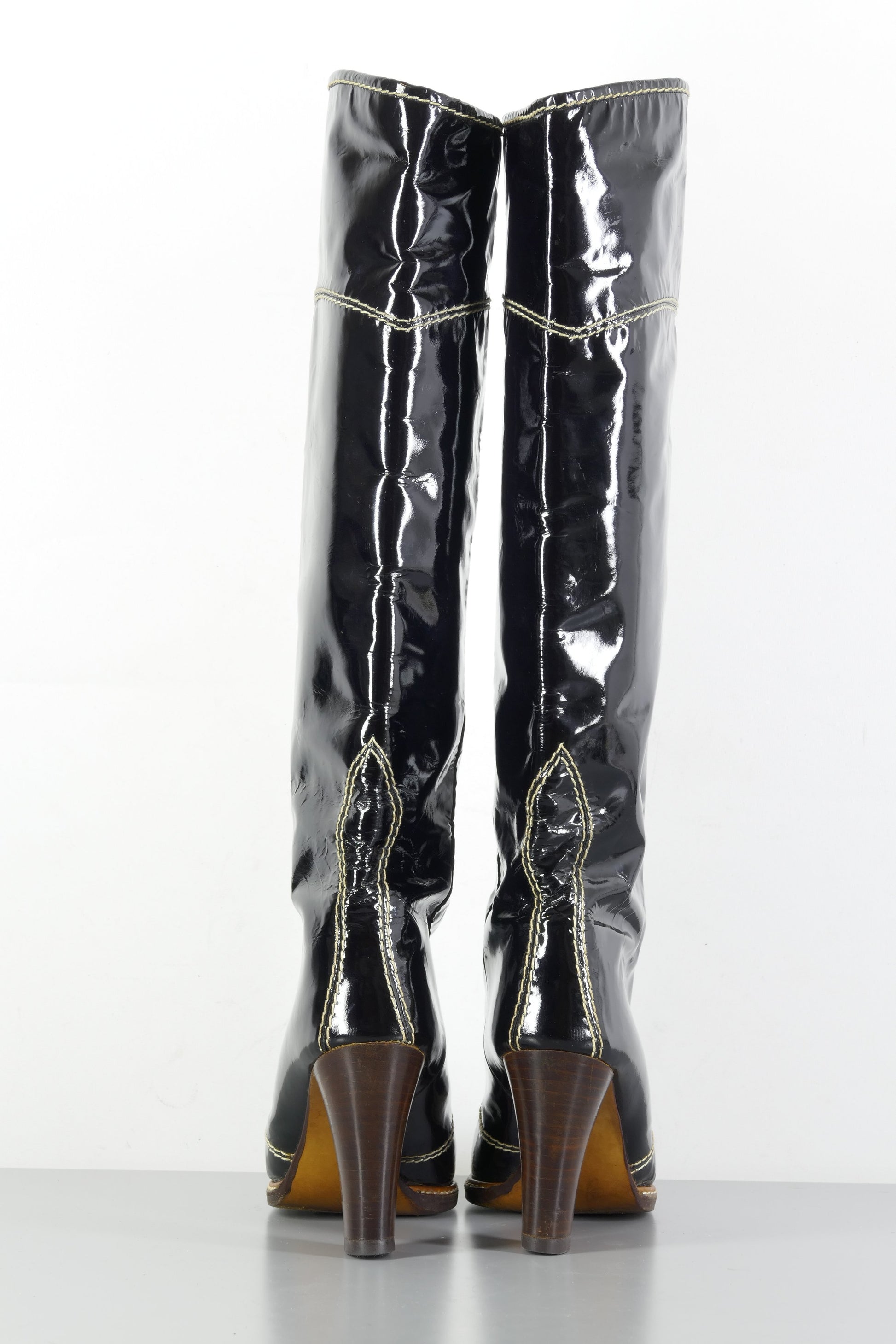 BUUTS Vintage Vintage-Stiefel Leder schwarz 223079-5