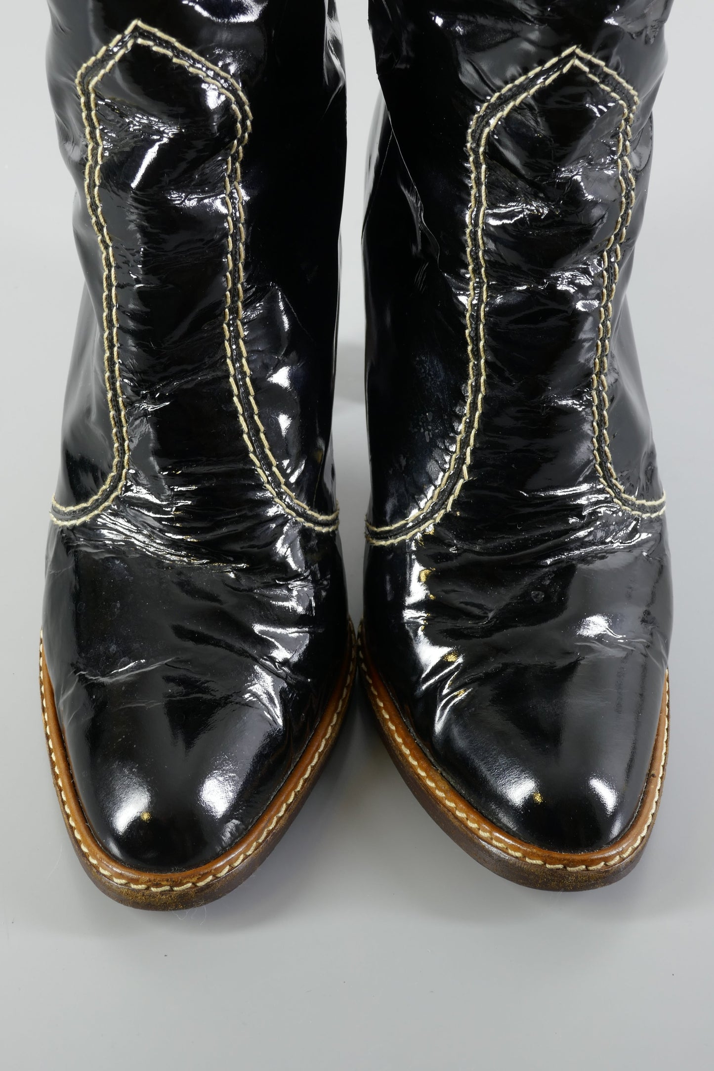 BUUTS Vintage Vintage-Stiefel Leder schwarz 223079-7