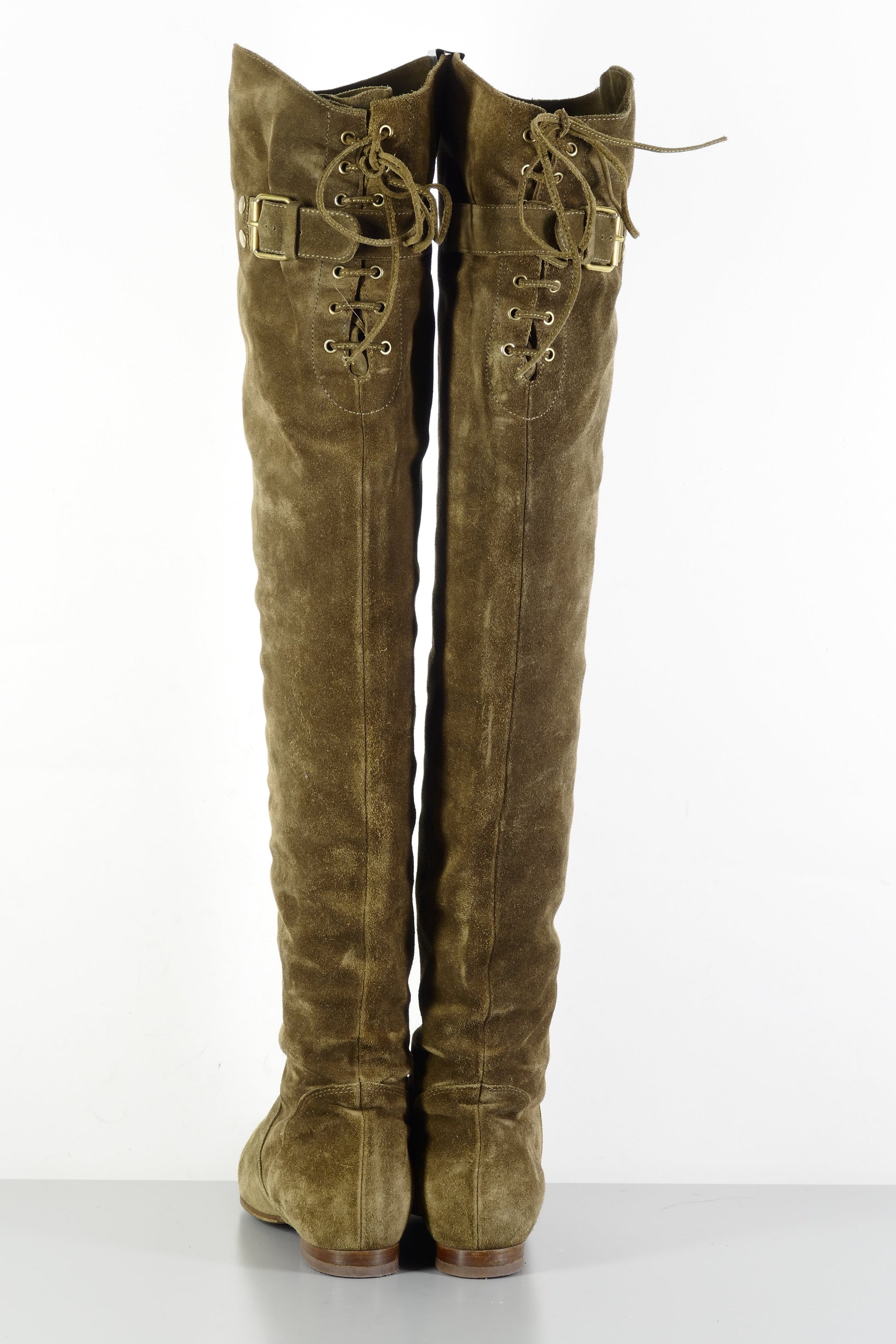 BUUTS Chloé Overknees Wildleder braun 223080-5