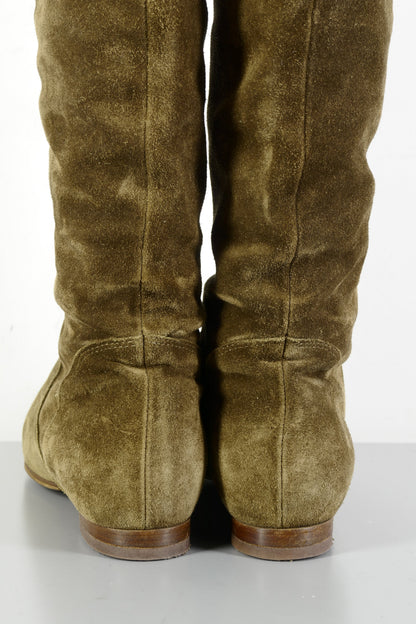 BUUTS Chloé Overknees Wildleder braun 223080-6