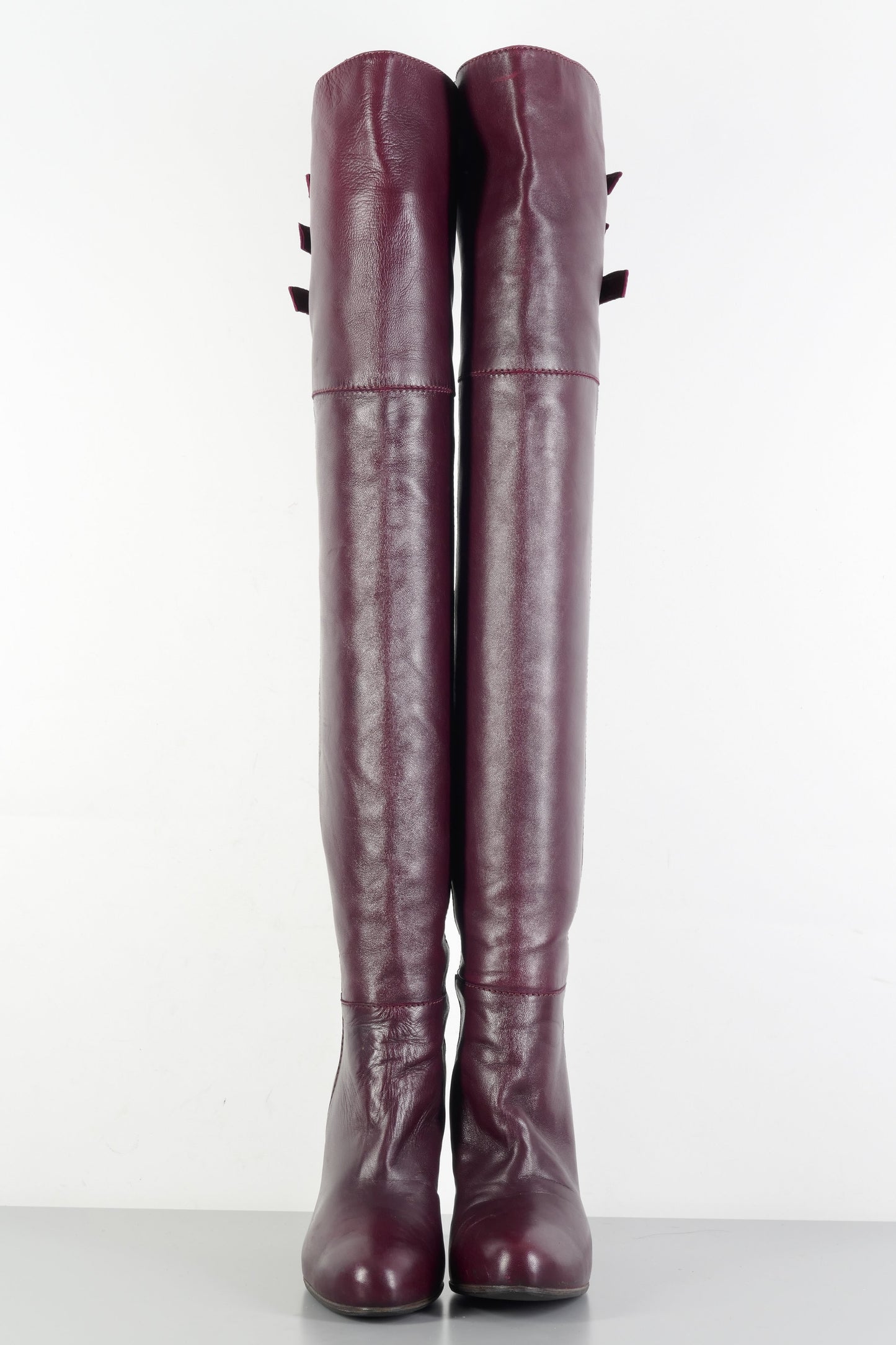 BUUTS L'Autre Chose Overknees Leder bordeaux 223081-4