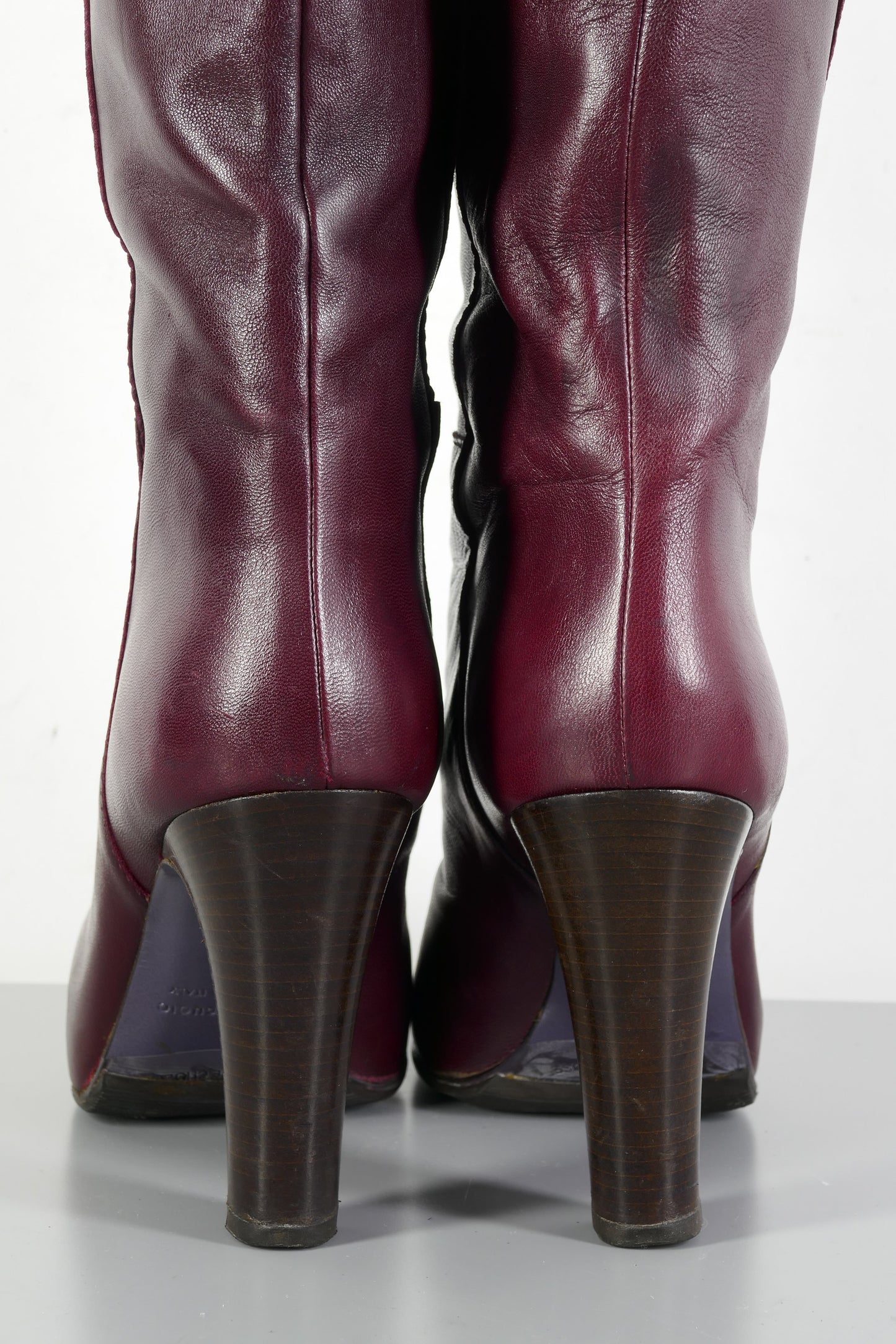 BUUTS L'Autre Chose Overknees Leder bordeaux 223081-6