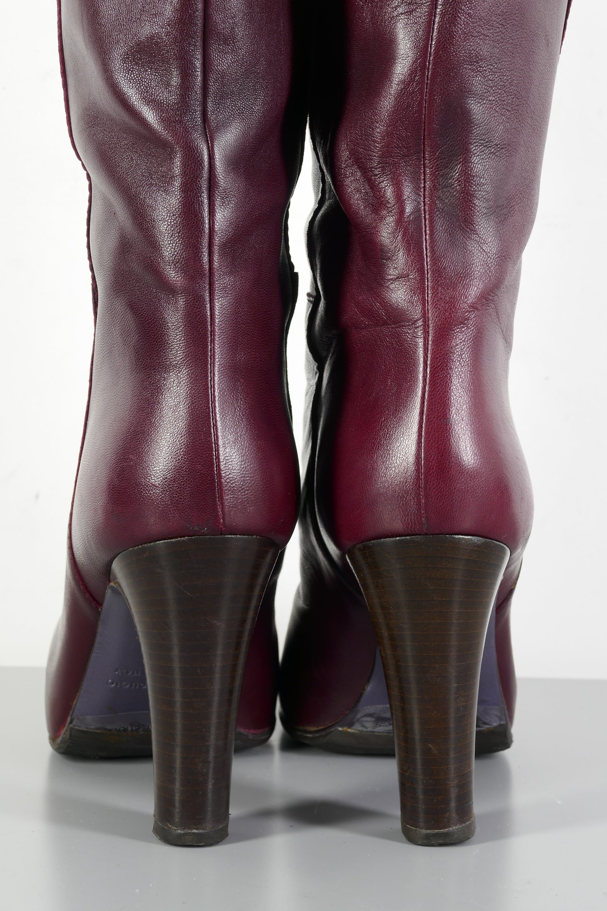 BUUTS L'Autre Chose Overknees Leder bordeaux 223081-6