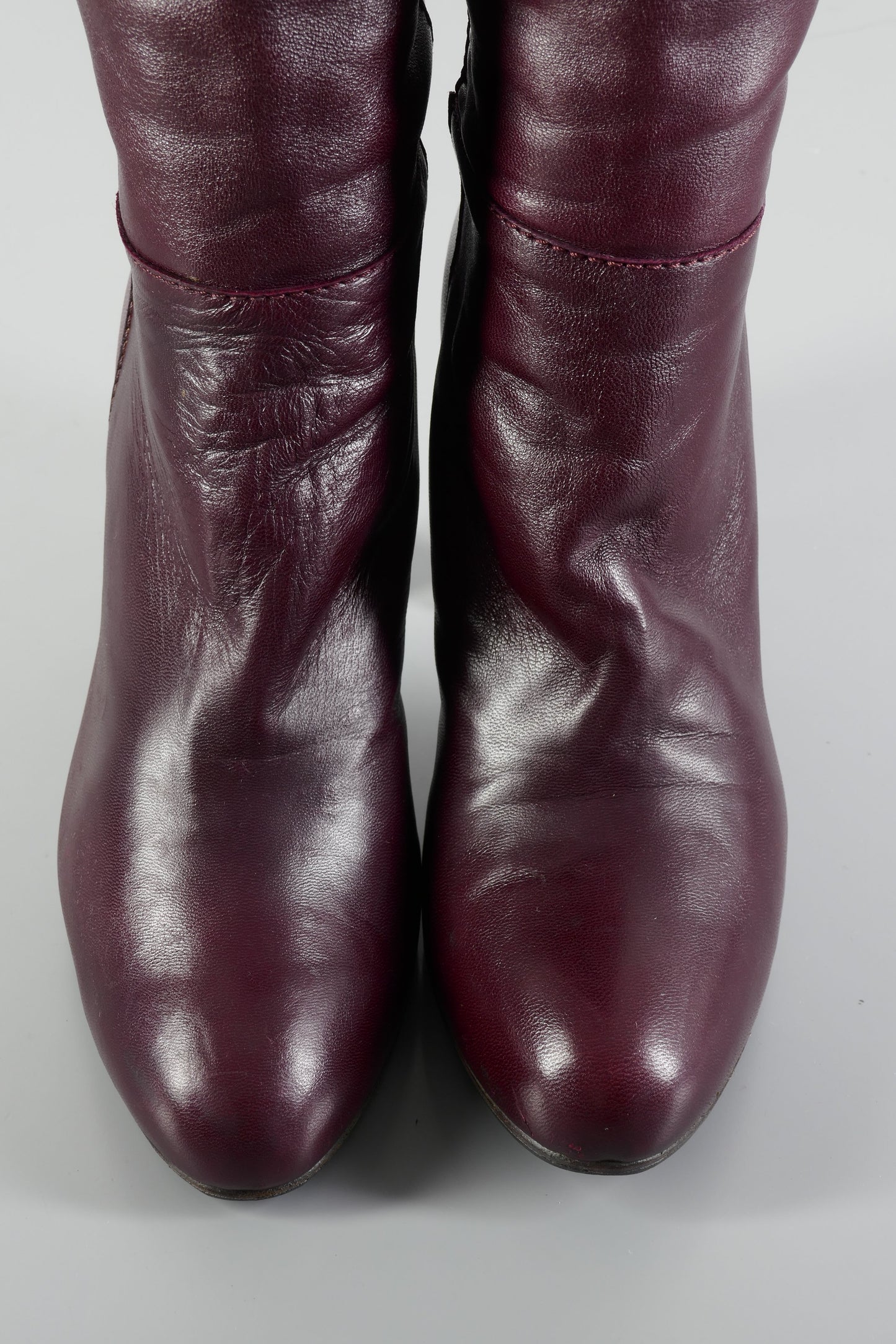 BUUTS L'Autre Chose Overknees Leder bordeaux 223081-7