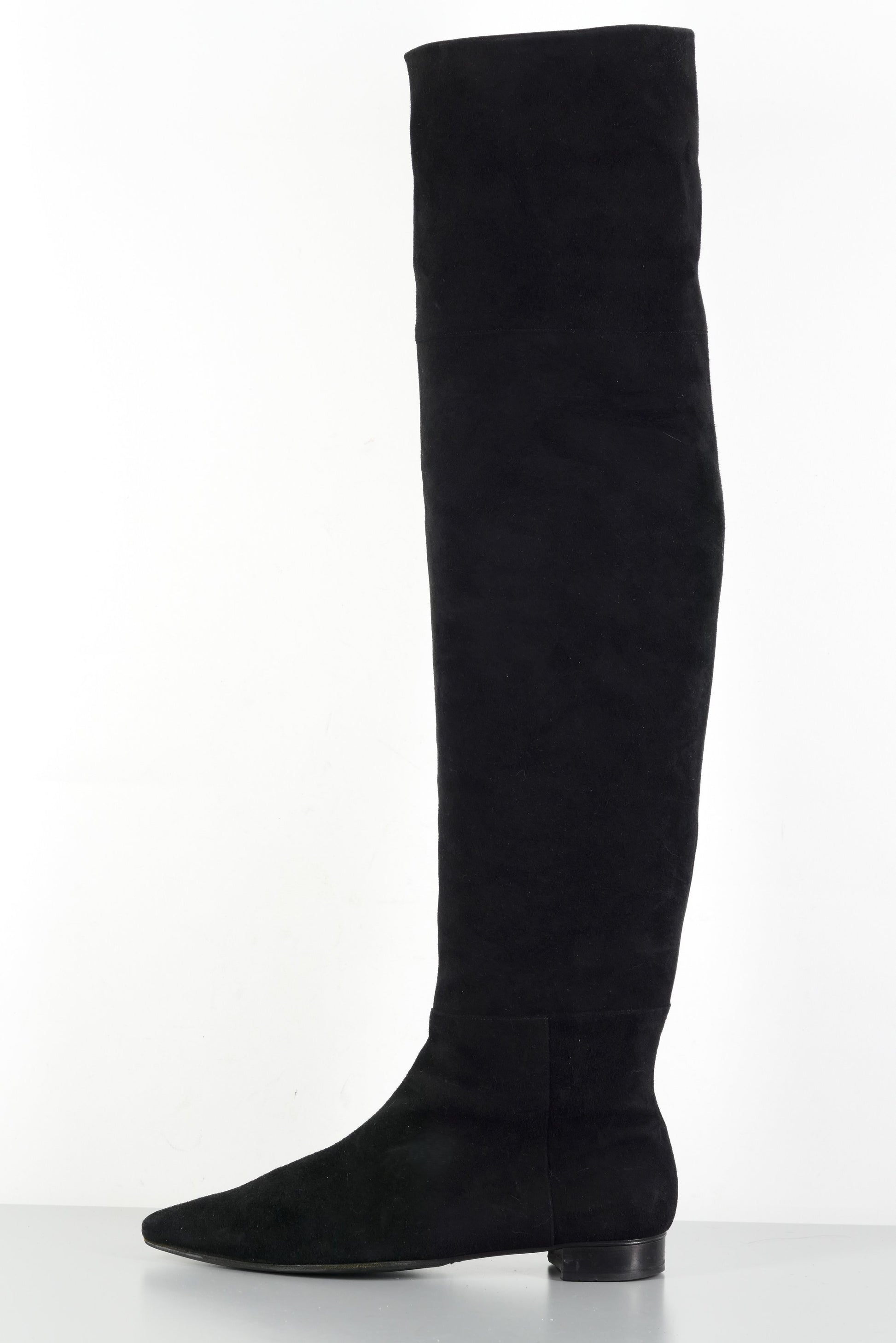 BUUTS Unützer Overknees Wildleder schwarz 224001-1