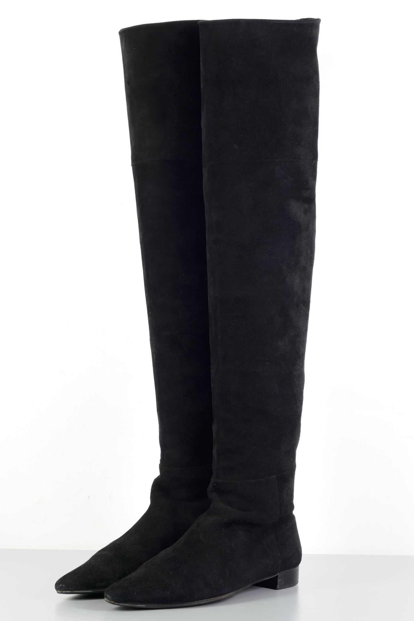 BUUTS Unützer Overknees Wildleder schwarz 224001-2