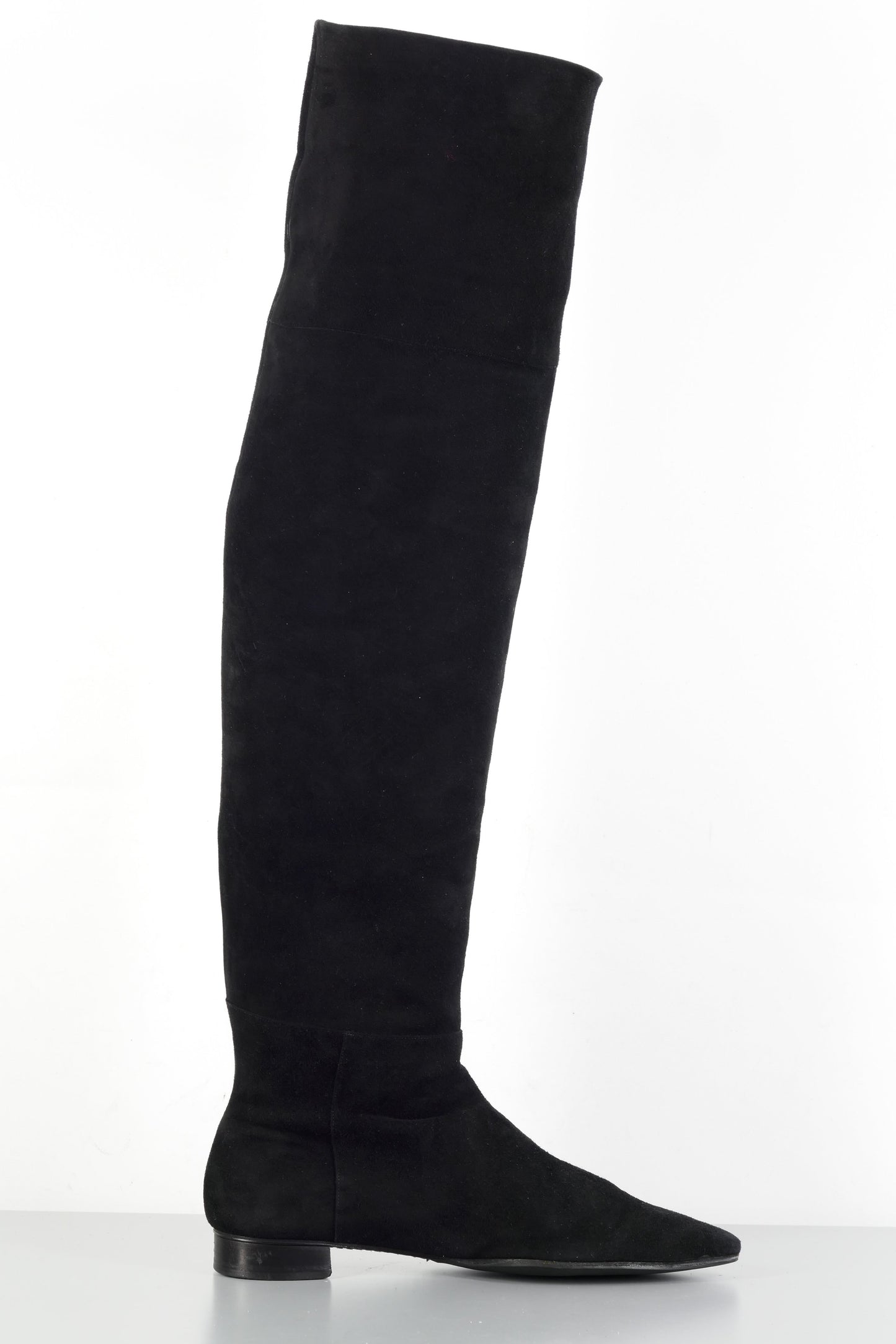 BUUTS Unützer Overknees Wildleder schwarz 224001-3