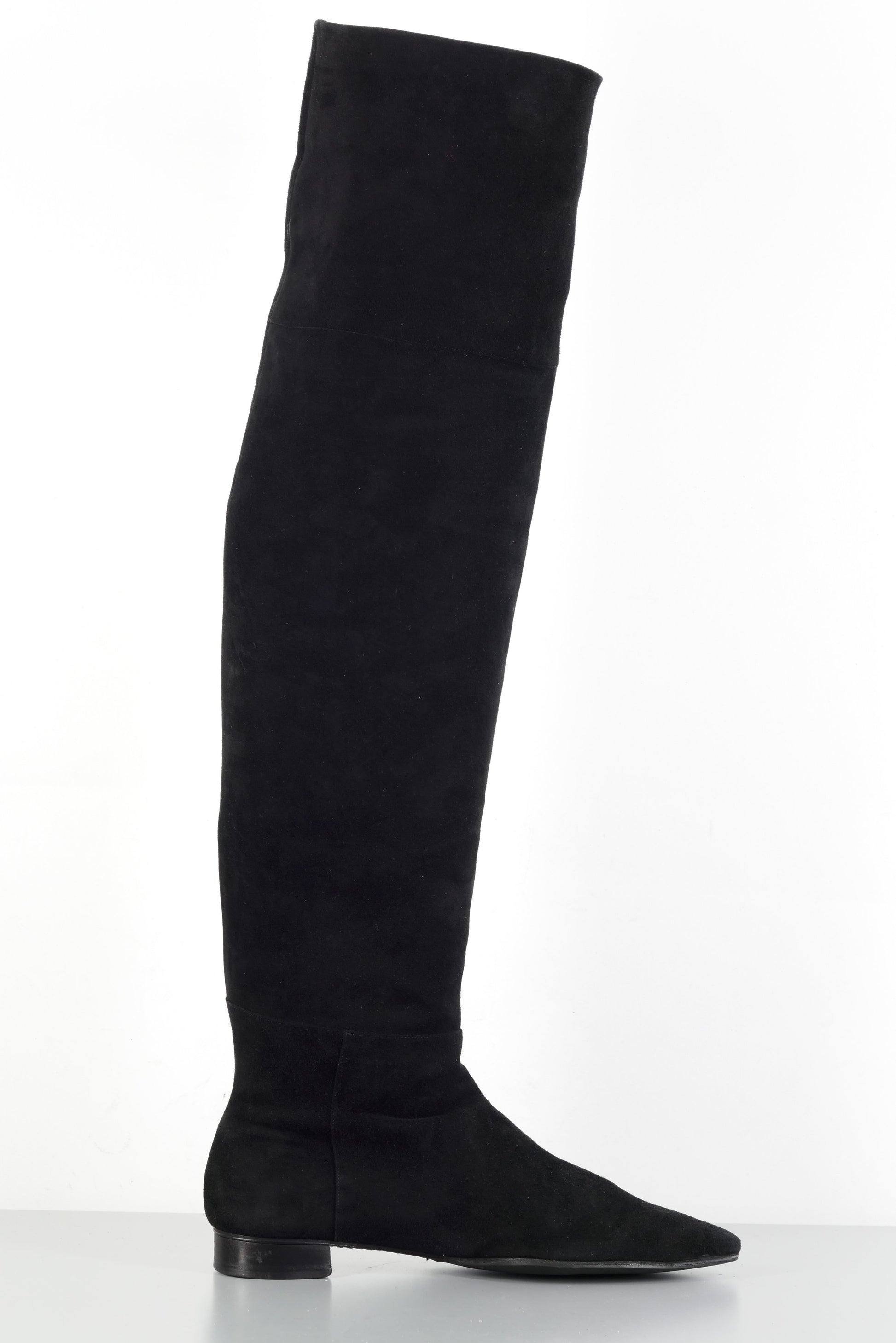 BUUTS Unützer Overknees Wildleder schwarz 224001-3