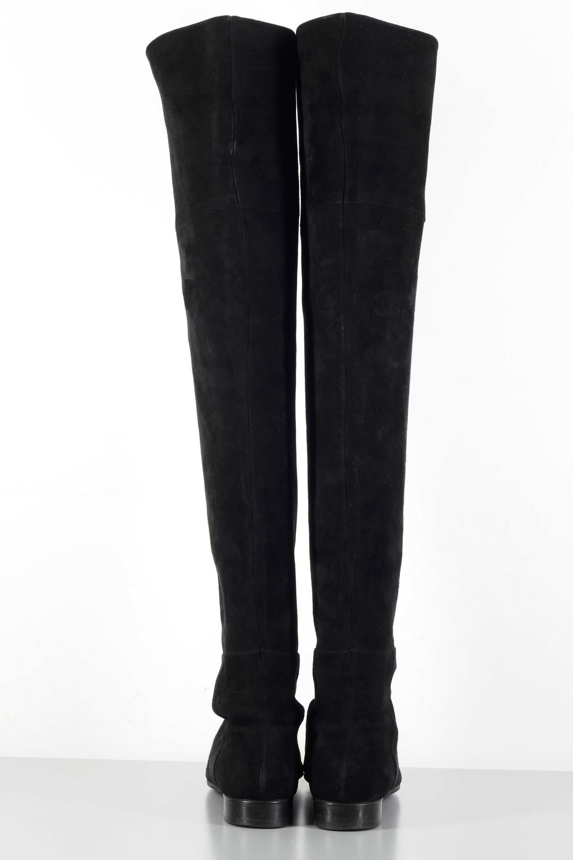 BUUTS Unützer Overknees Wildleder schwarz 224001-5