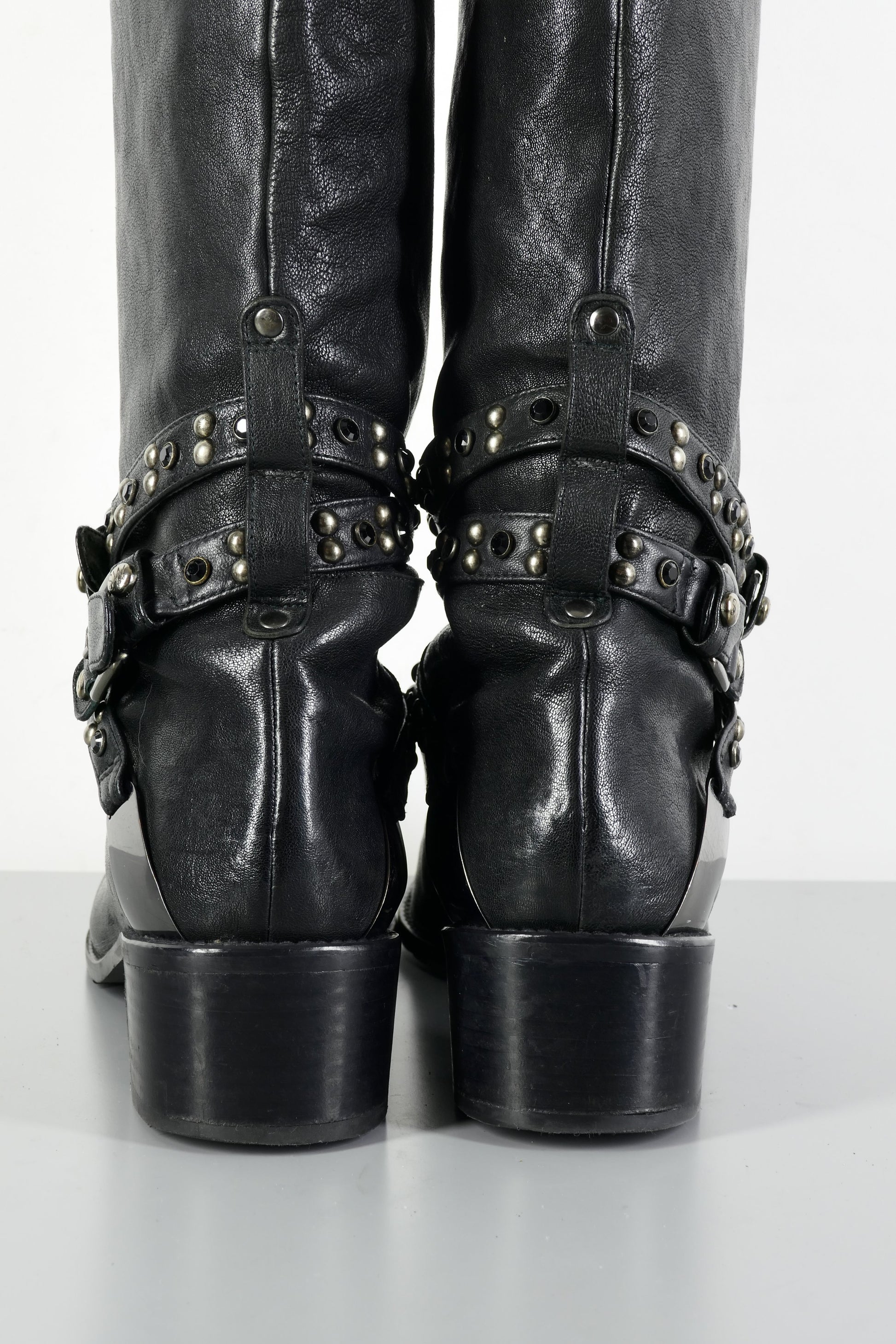 BUUTS Stuart Weitzmann Hohe Stiefel Leder schwarz 224002-6
