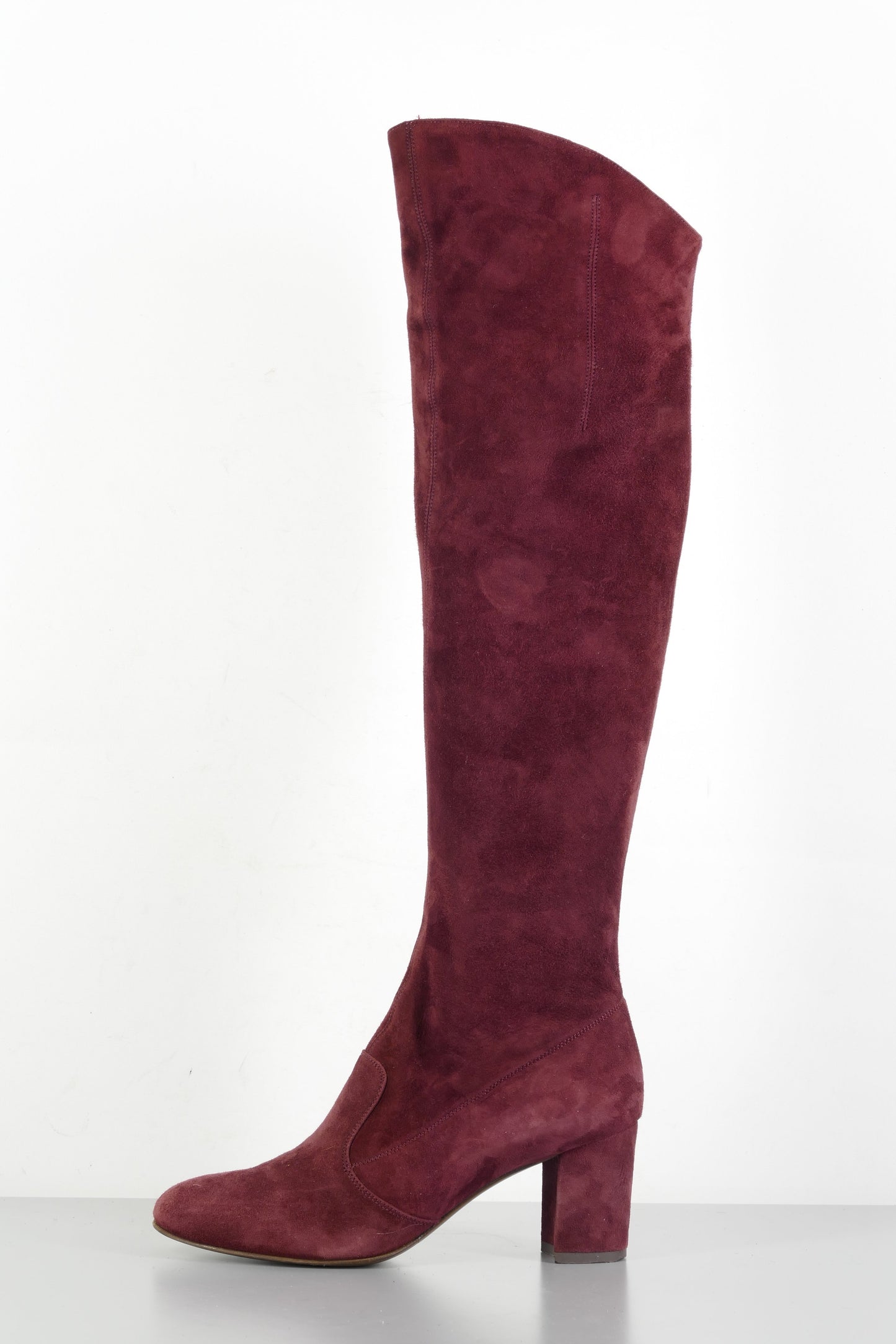 BUUTS L'Autre Chose Hohe Stiefel Wildleder bordeaux 224003-1