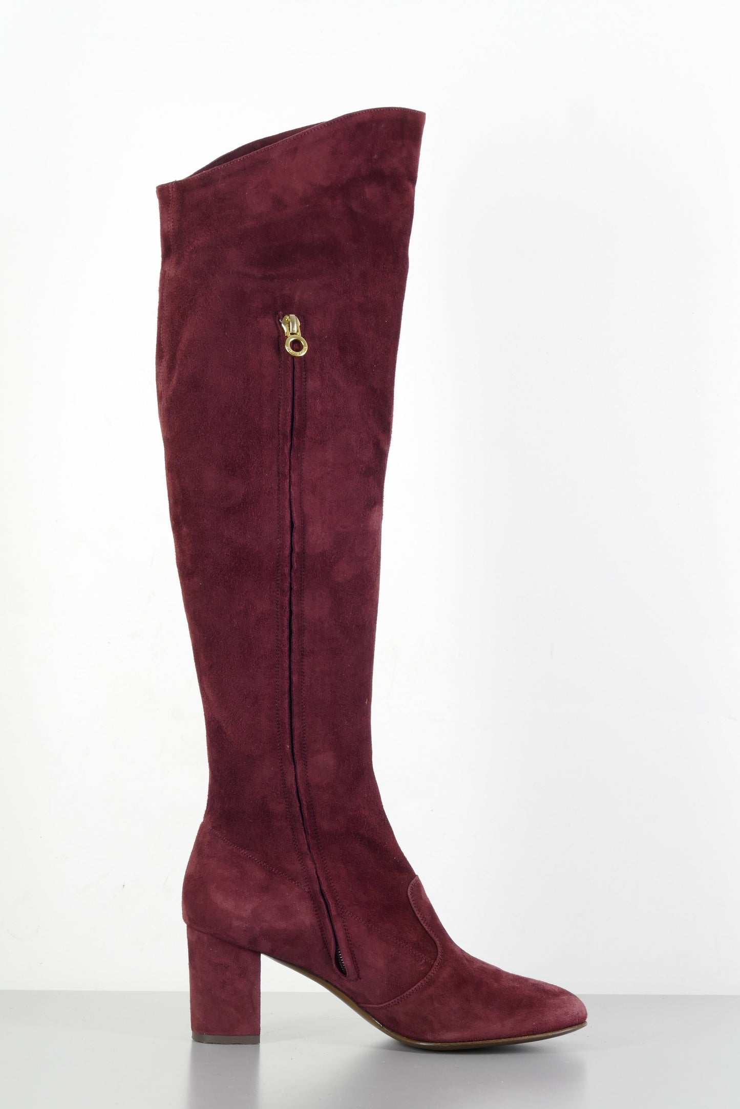 BUUTS L'Autre Chose Hohe Stiefel Wildleder bordeaux 224003-3