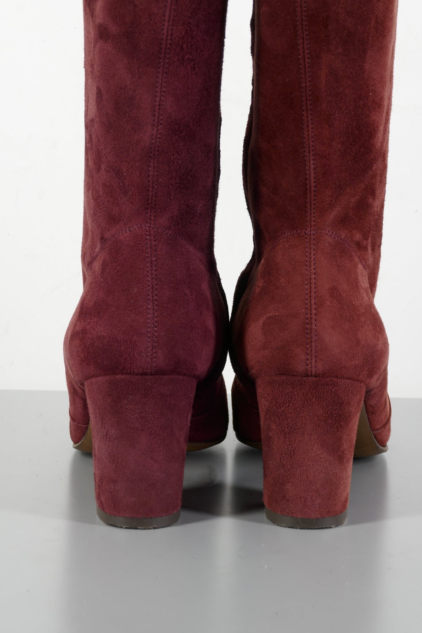 BUUTS L'Autre Chose Hohe Stiefel Wildleder bordeaux 224003-6