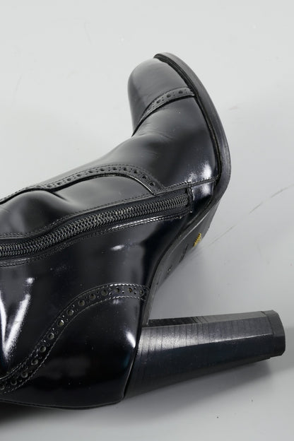 BUUTS Armani Stiefel Leder schwarz 224007-11