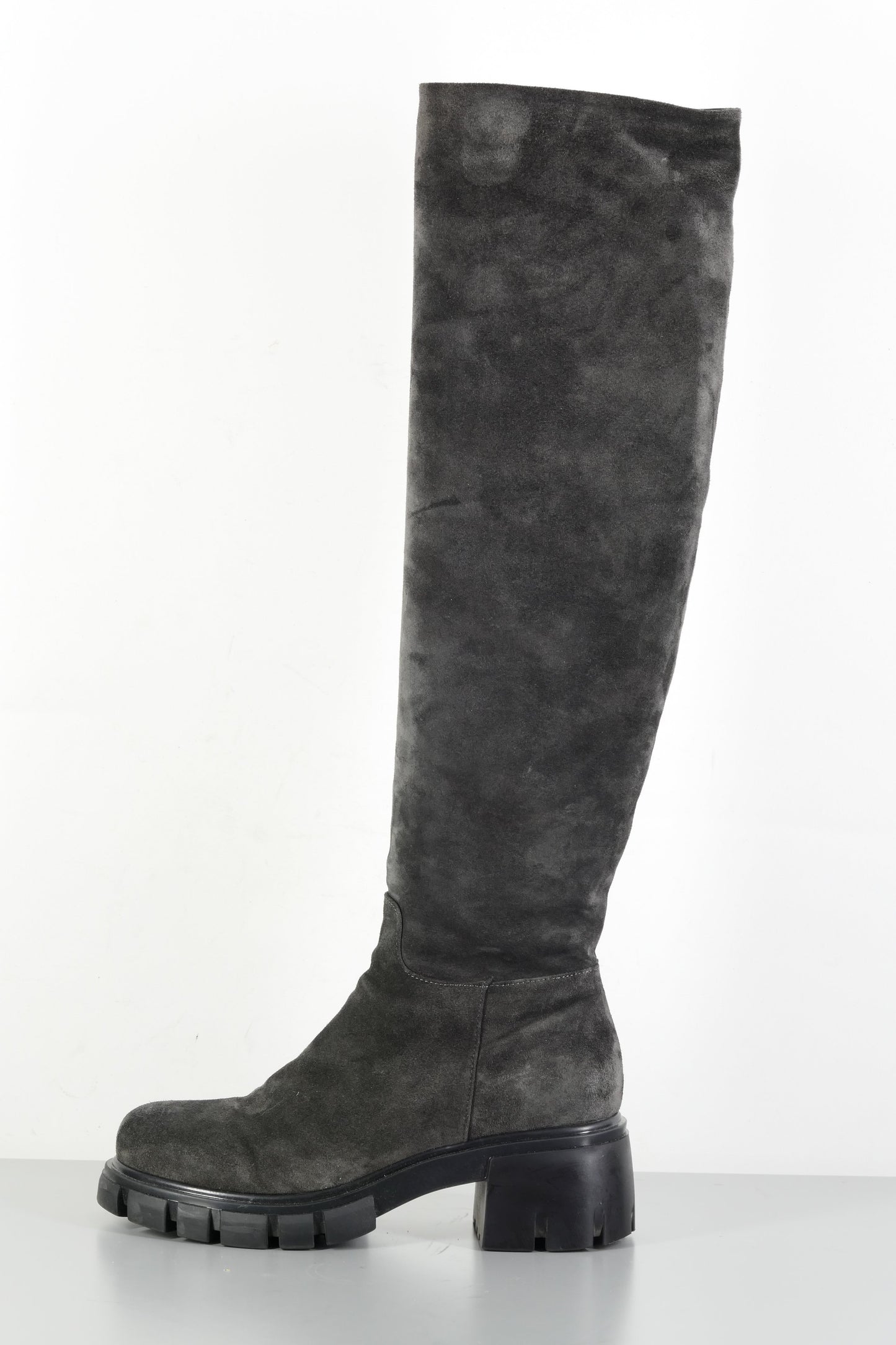 BUUTS Now Hohe Stiefel Wildleder grau 224010-1