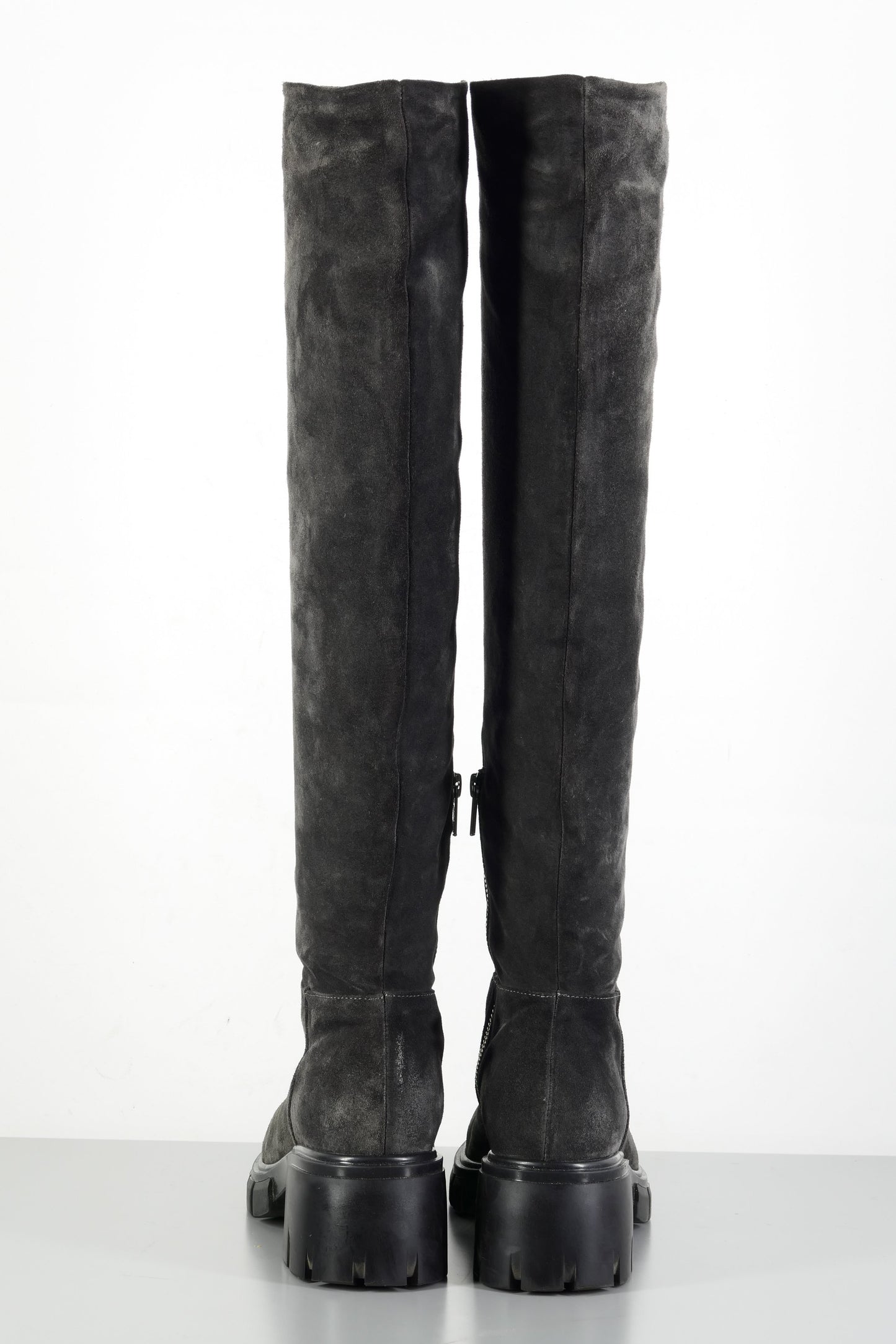 BUUTS Now Hohe Stiefel Wildleder grau 224010-5