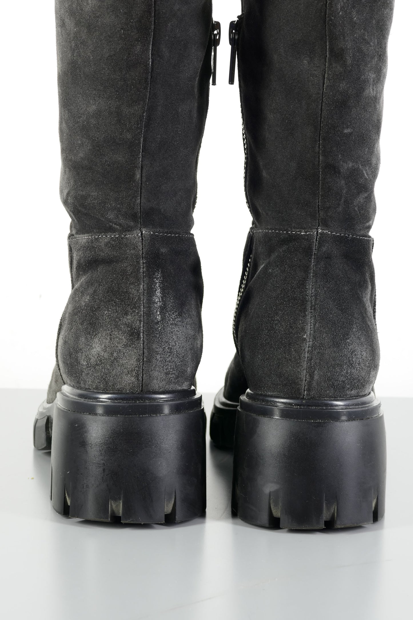 BUUTS Now Hohe Stiefel Wildleder grau 224010-6
