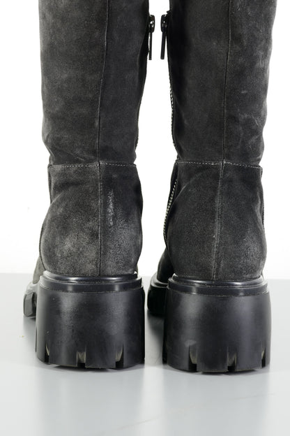 BUUTS Now Hohe Stiefel Wildleder grau 224010-6