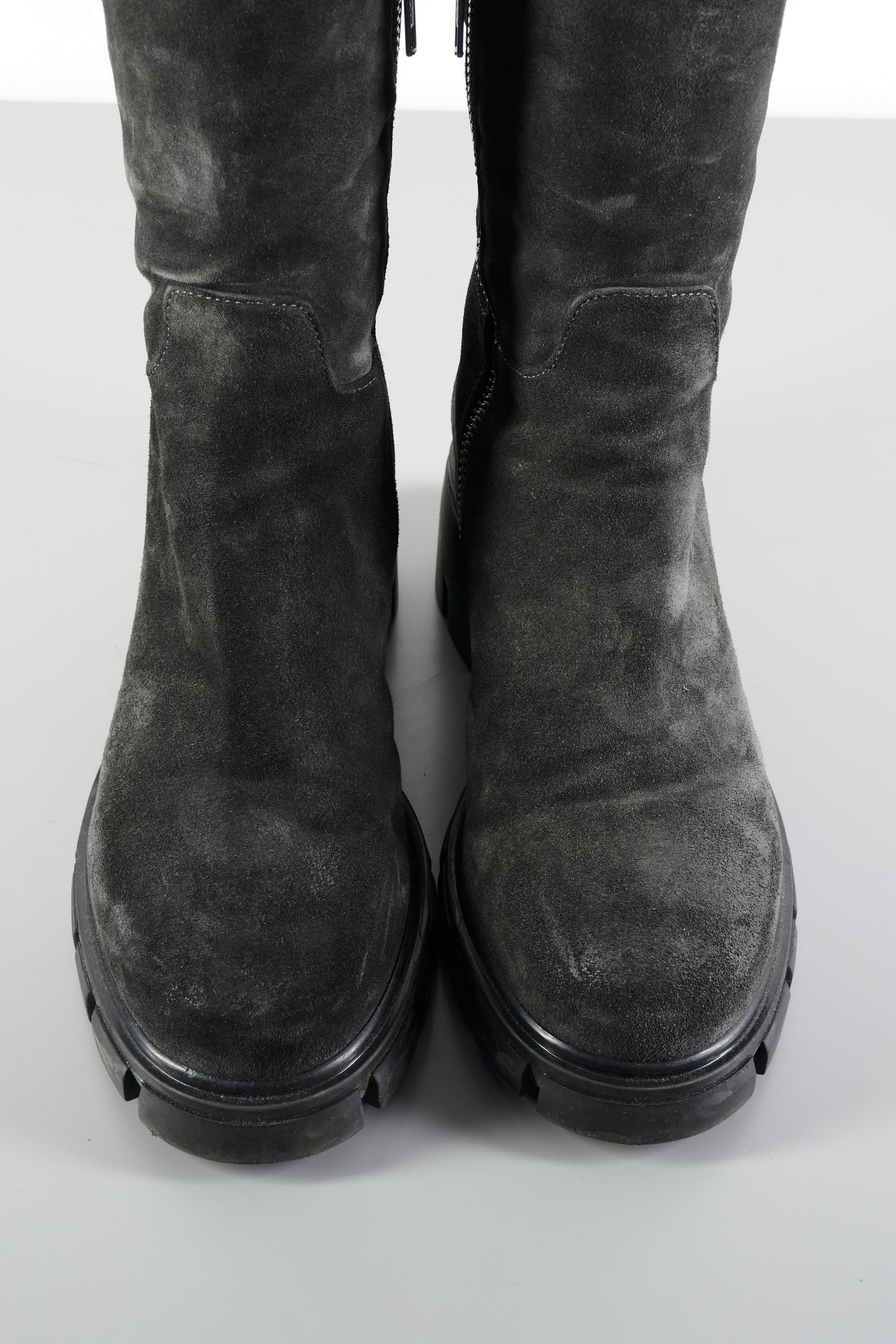BUUTS Now Hohe Stiefel Wildleder grau 224010-7