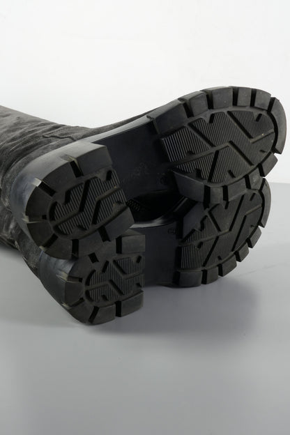 BUUTS Now Hohe Stiefel Wildleder grau 224010-8