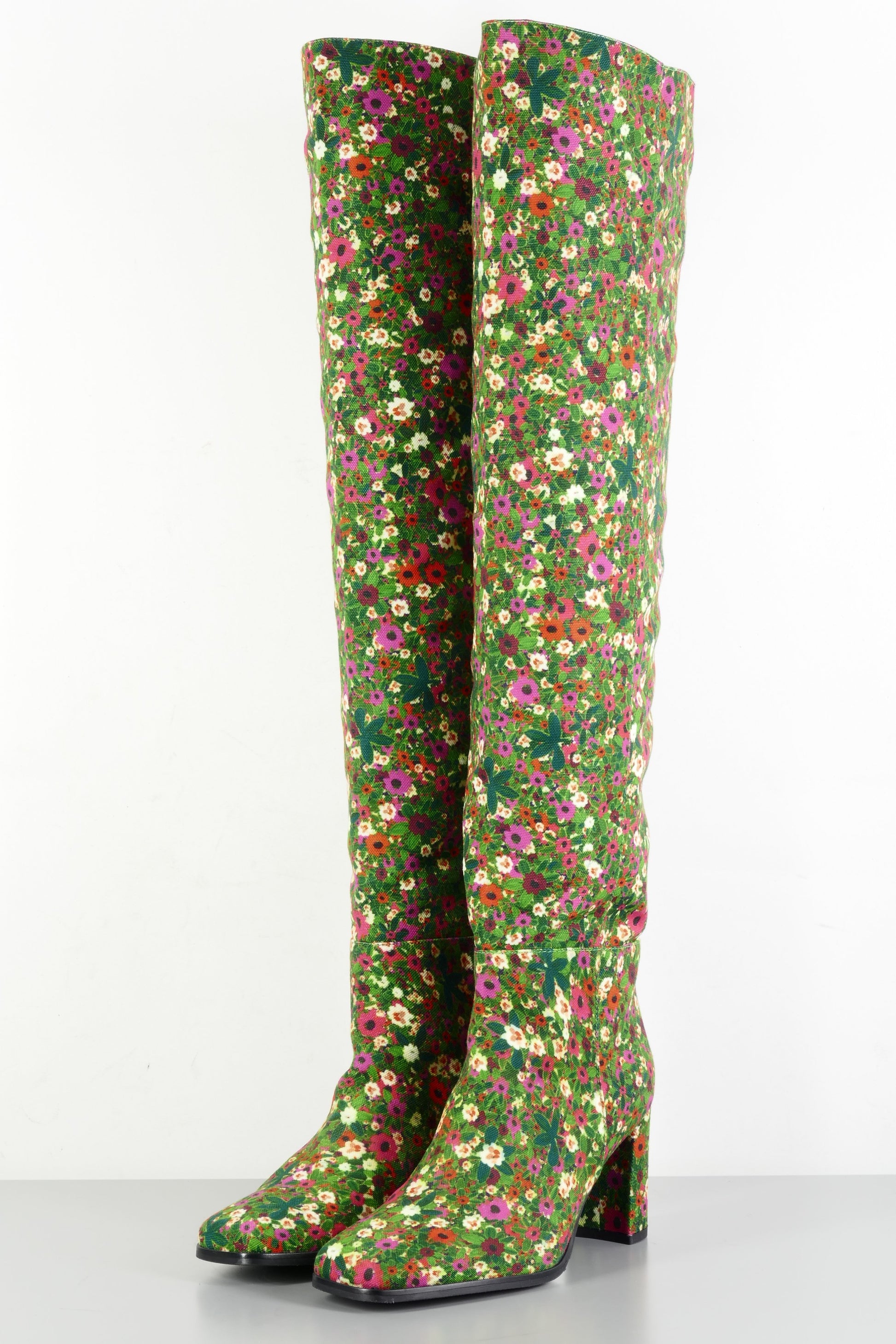 BUUTS Marc Cain Overknees Textil gemustert 224012-2
