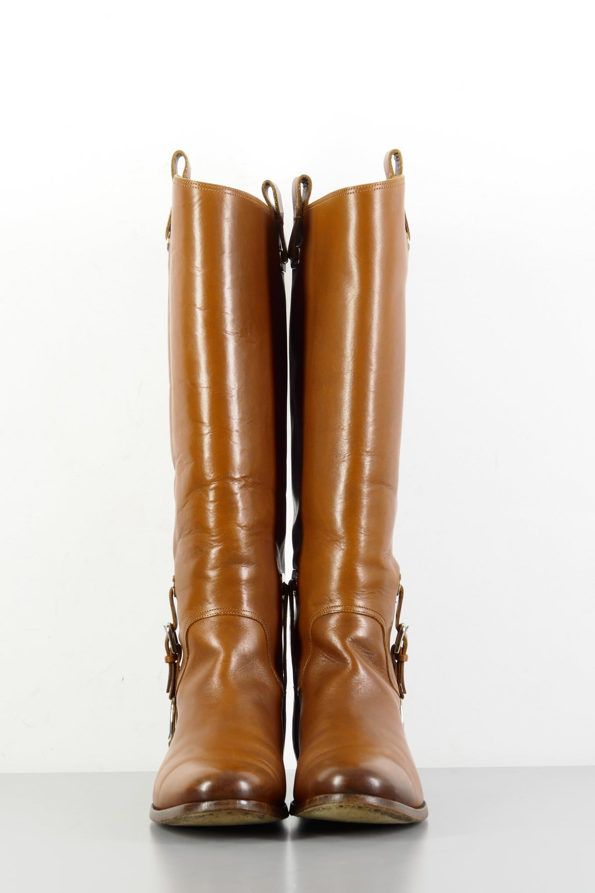 BUUTS Ralph Lauren Collection Stiefel Leder cognac 224013-4