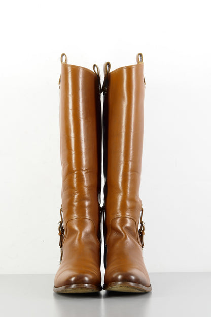 BUUTS Ralph Lauren Collection Stiefel Leder cognac 224013-4
