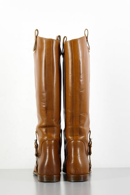BUUTS Ralph Lauren Collection Stiefel Leder cognac 224013-5