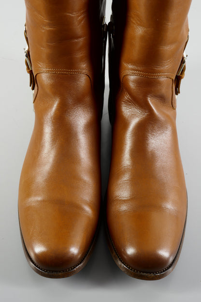 BUUTS Ralph Lauren Collection Stiefel Leder cognac 224013-7