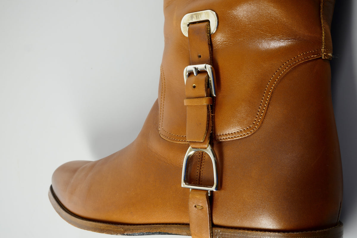 BUUTS Ralph Lauren Collection Stiefel Leder cognac 224013-9