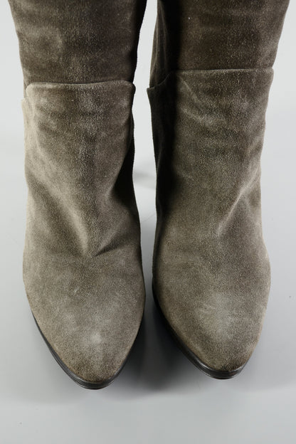 BUUTS Giuseppe Zanotti Hohe Stiefel Wildleder khaki 224014-7