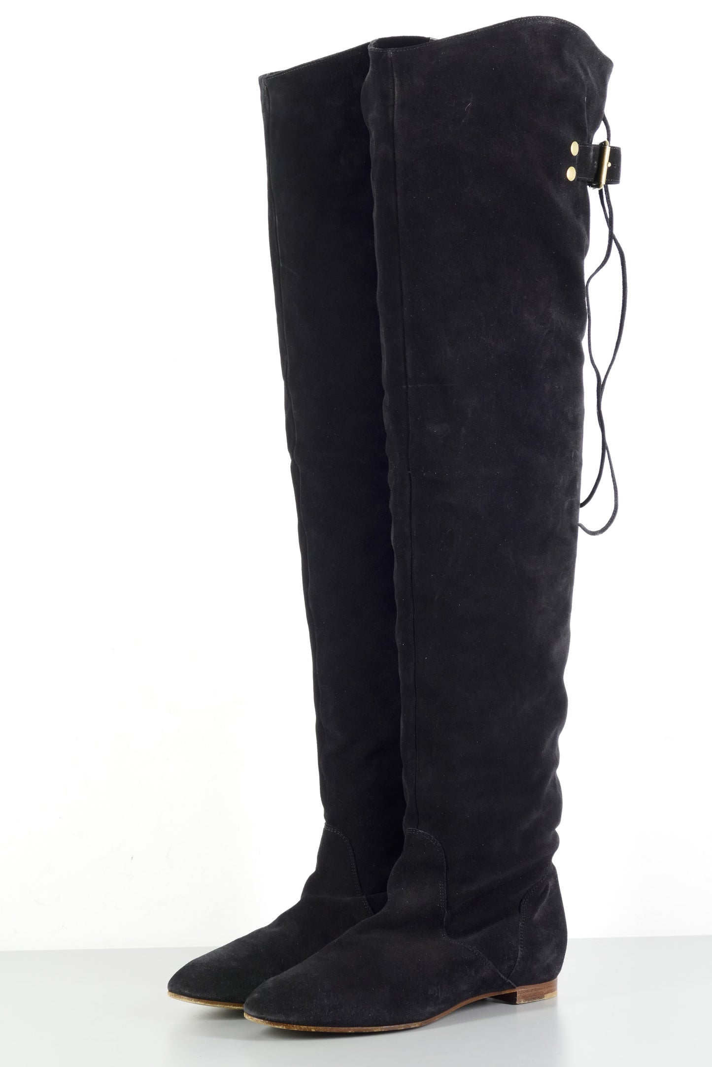 BUUTS Chloé Overknees Wildleder schwarz 224015-2