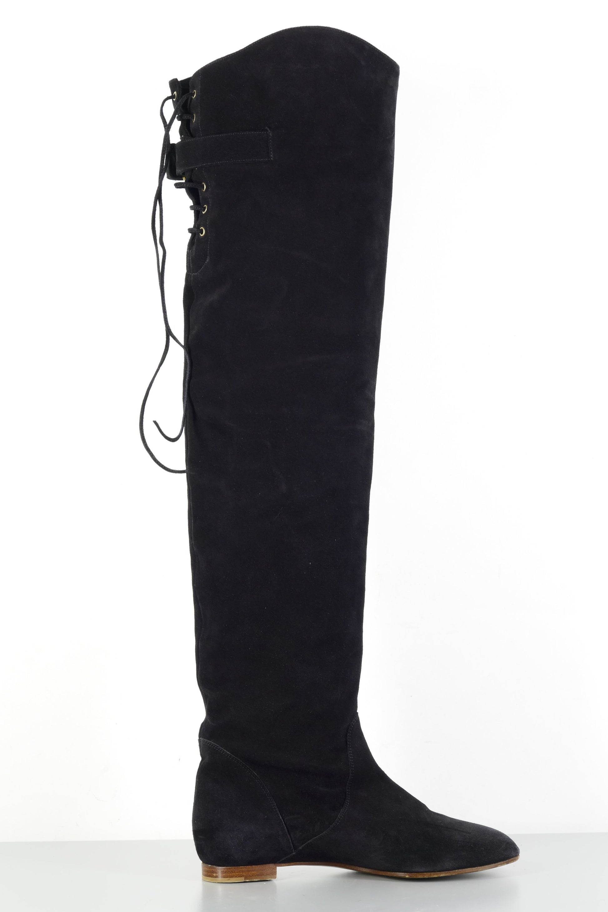 BUUTS Chloé Overknees Wildleder schwarz 224015-3