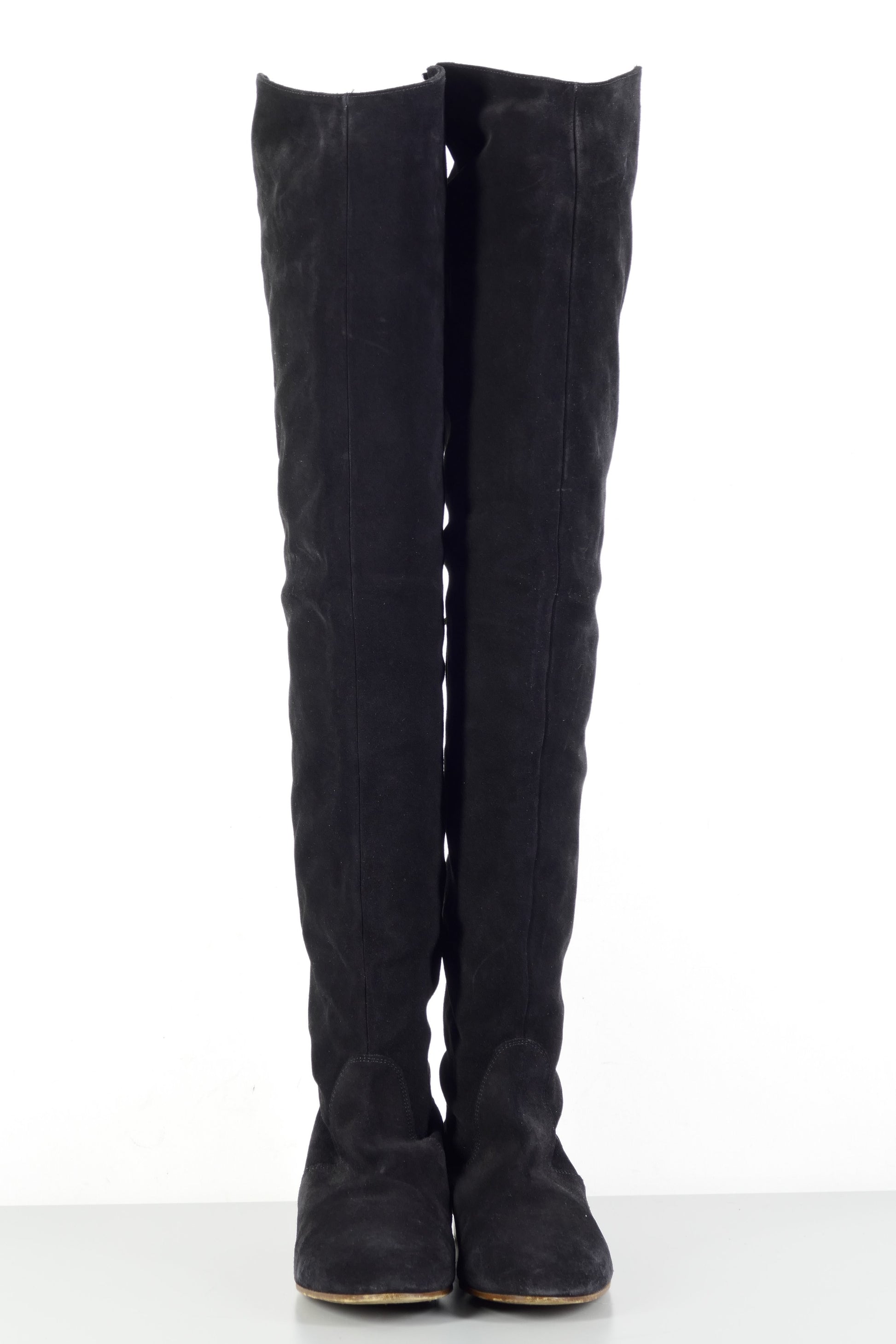 BUUTS Chloé Overknees Wildleder schwarz 224015-4
