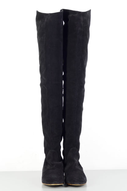 BUUTS Chloé Overknees Wildleder schwarz 224015-4