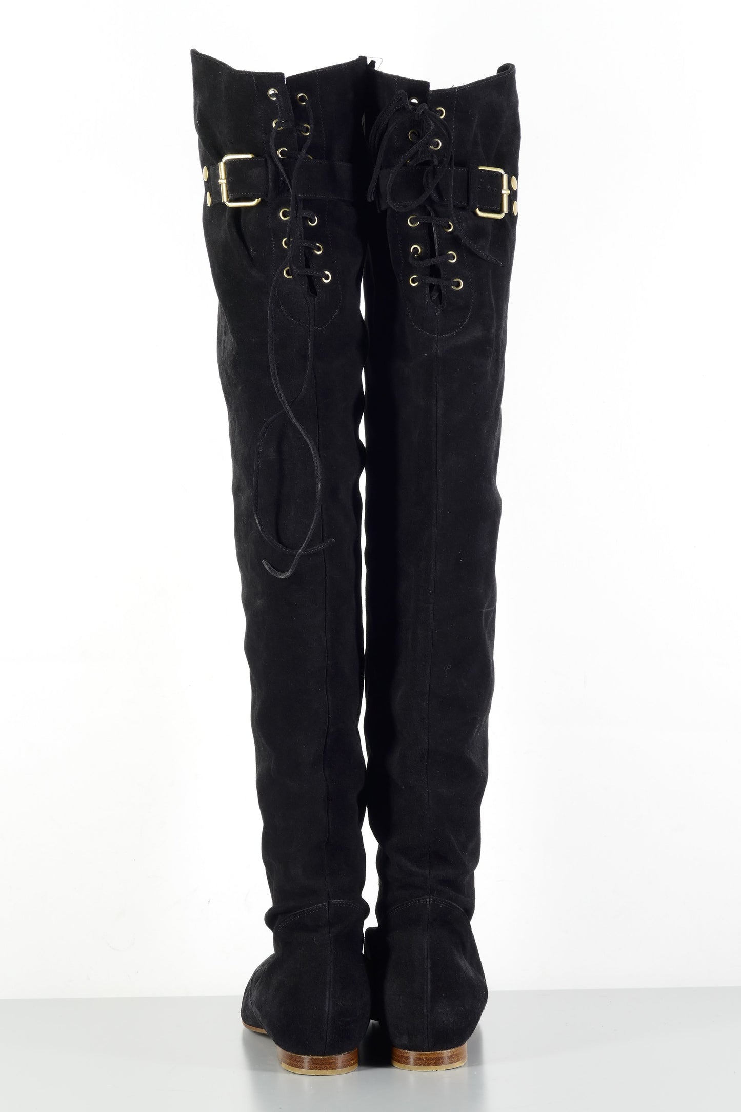 BUUTS Chloé Overknees Wildleder schwarz 224015-5