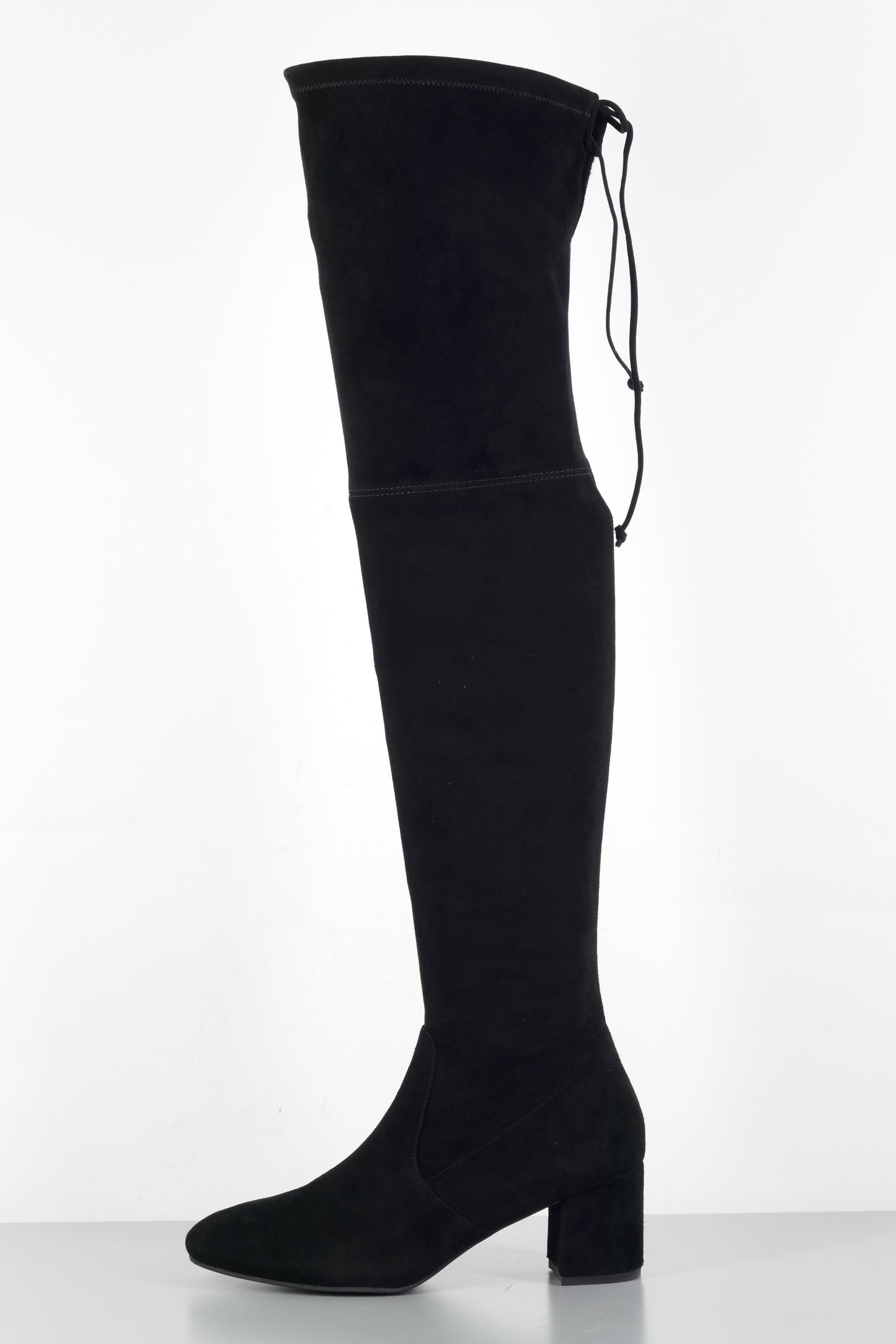BUUTS Stuart Weitzmann Overknees Wildleder schwarz 224017-1