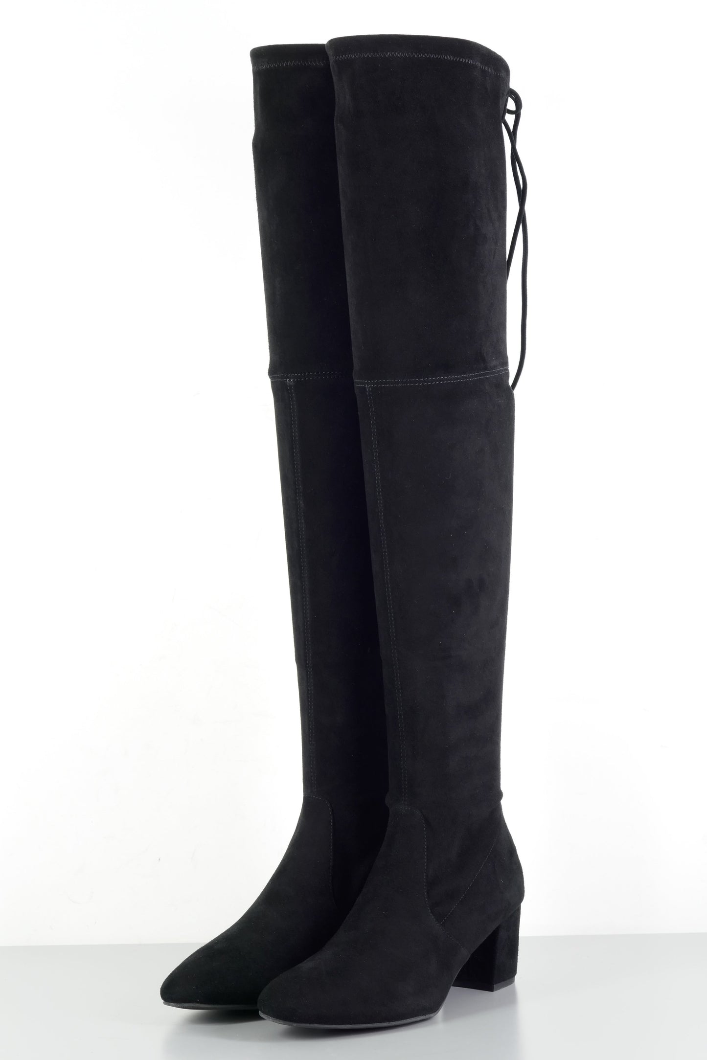 BUUTS Stuart Weitzmann Overknees Wildleder schwarz 224017-2