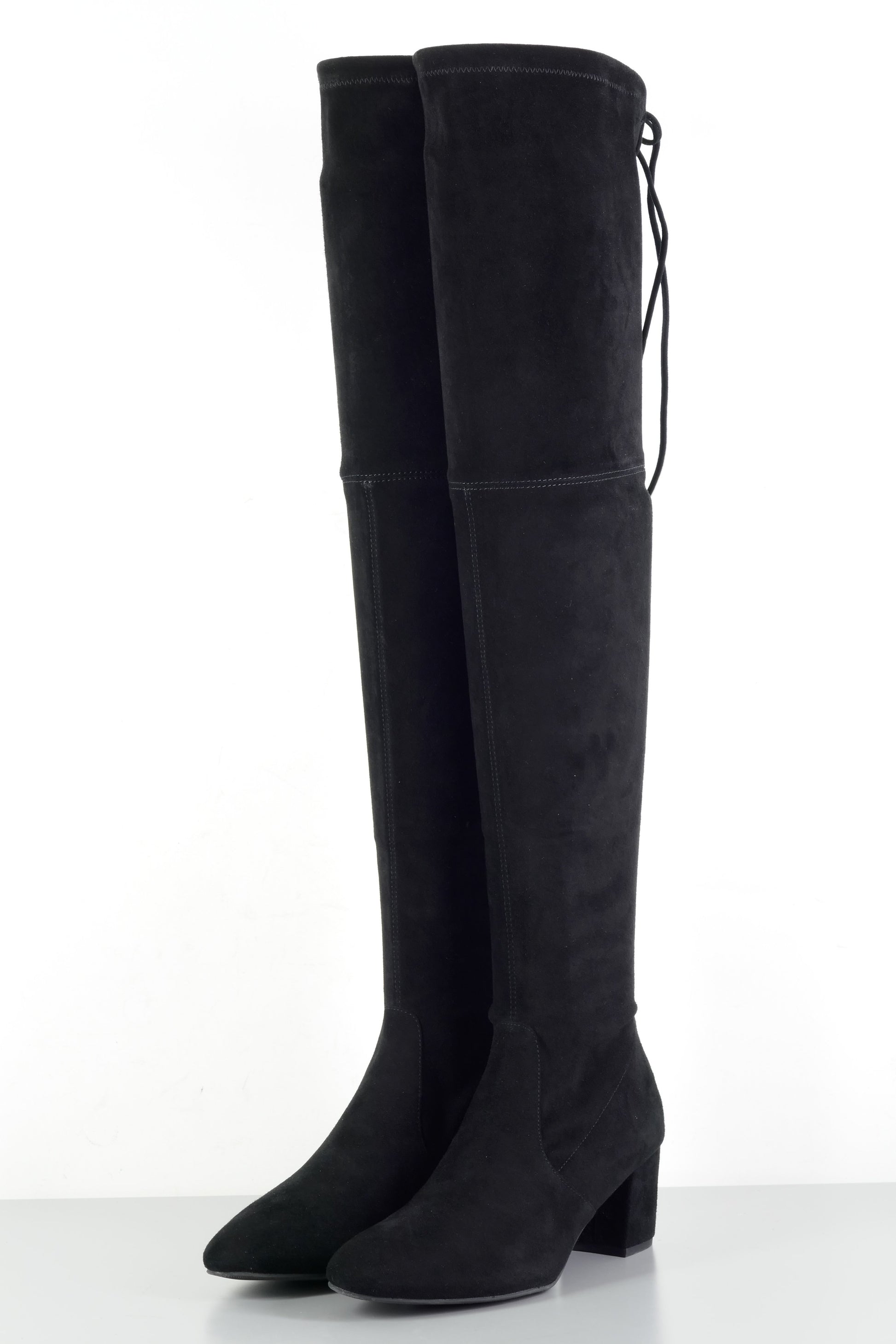 BUUTS Stuart Weitzmann Overknees Wildleder schwarz 224017-2