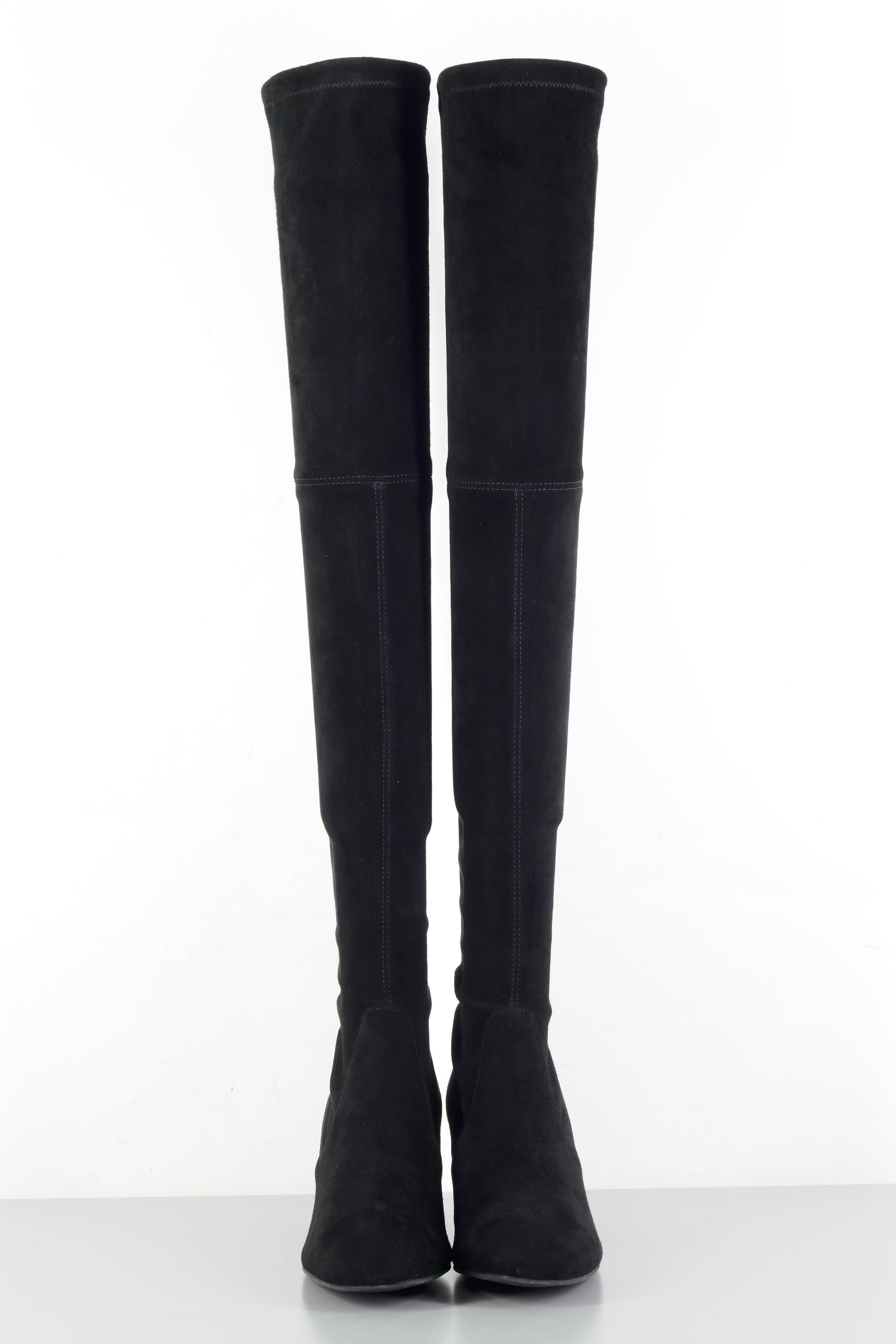 BUUTS Stuart Weitzmann Overknees Wildleder schwarz 224017-4