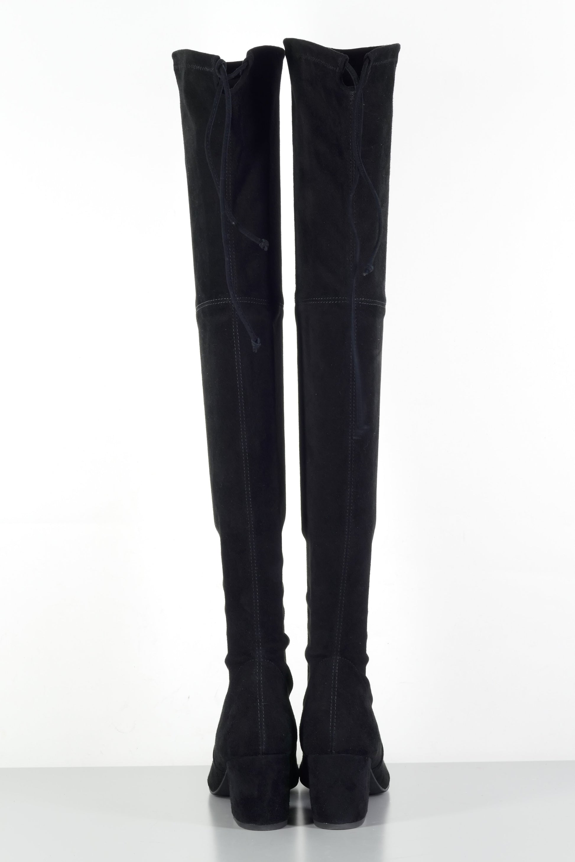 BUUTS Stuart Weitzmann Overknees Wildleder schwarz 224017-5