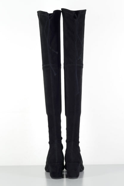 BUUTS Stuart Weitzmann Overknees Wildleder schwarz 224017-5