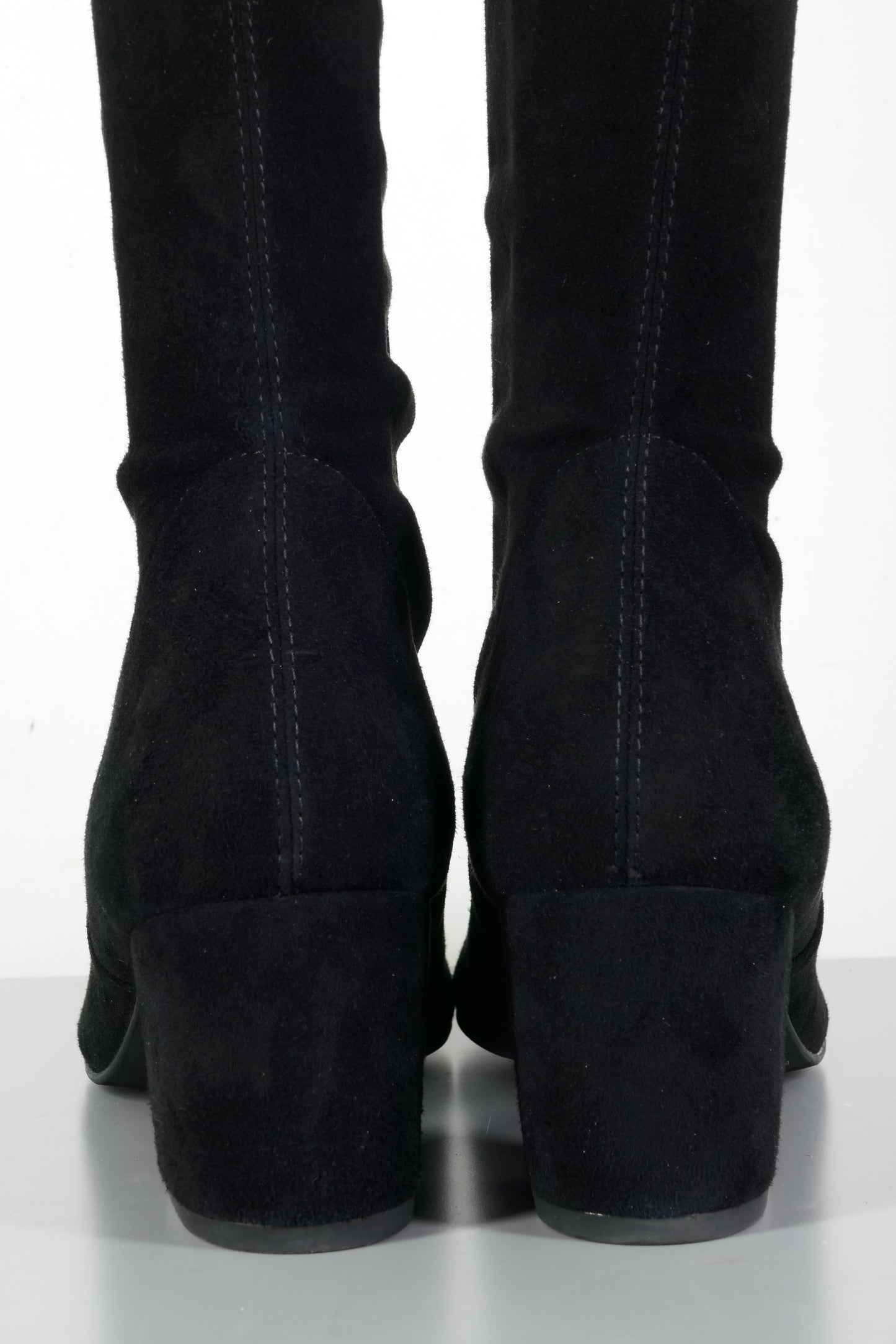 BUUTS Stuart Weitzmann Overknees Wildleder schwarz 224017-6
