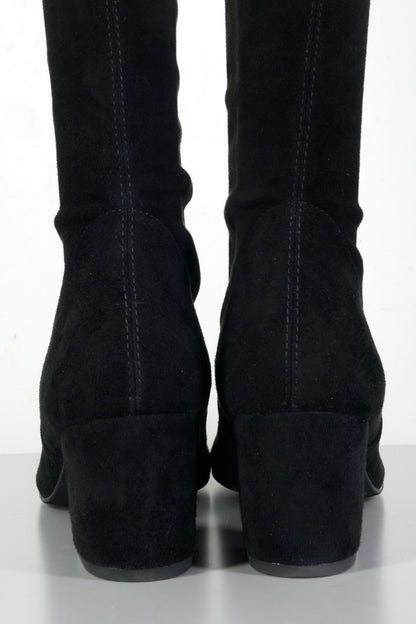 BUUTS Stuart Weitzmann Overknees Wildleder schwarz 224017-6